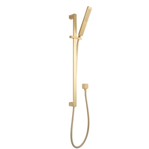 Nesso Hand Shower Rail Set - Brushed Brass