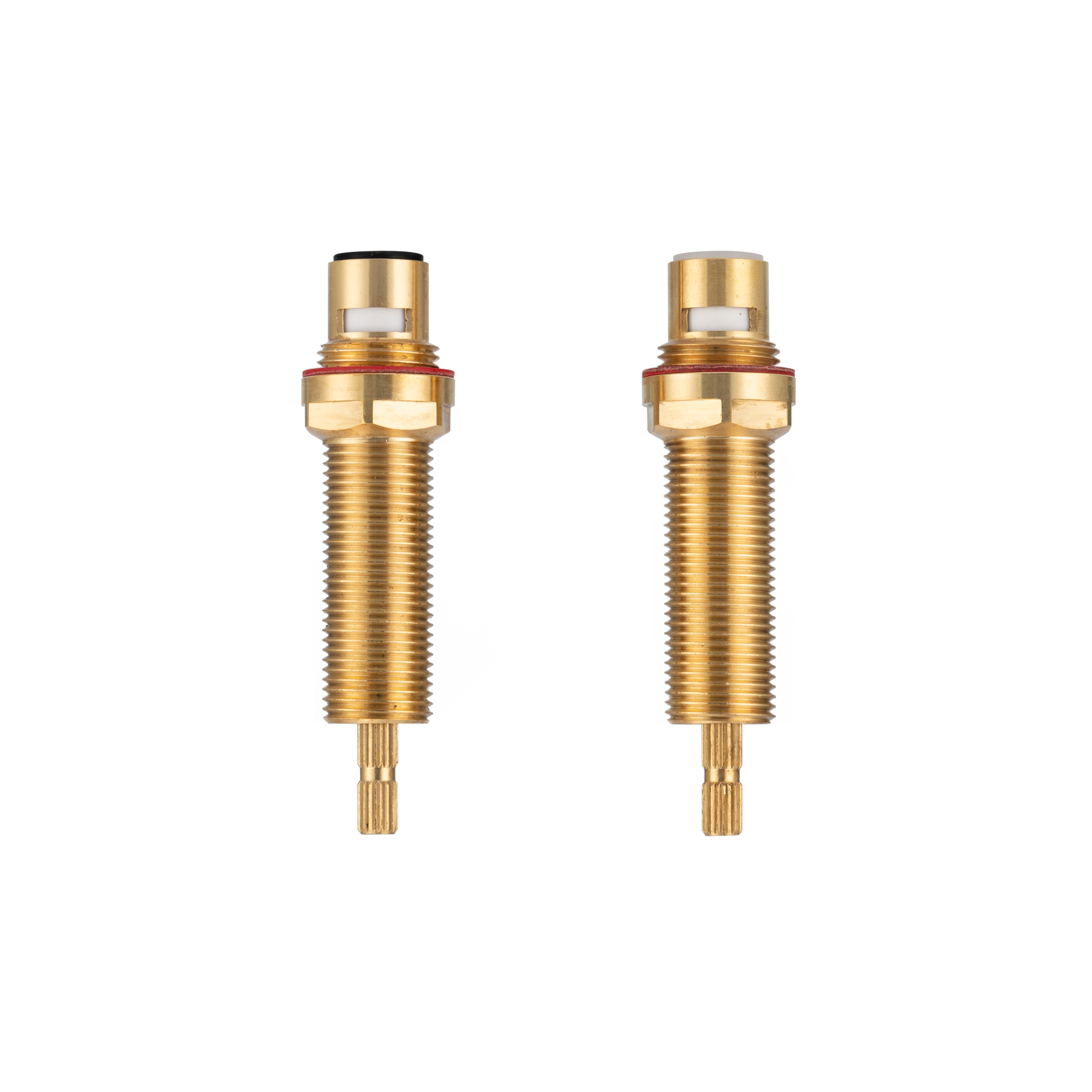 In-Wall Assembly Taps - Adjustable Extended Spindle Set - Solid Brass