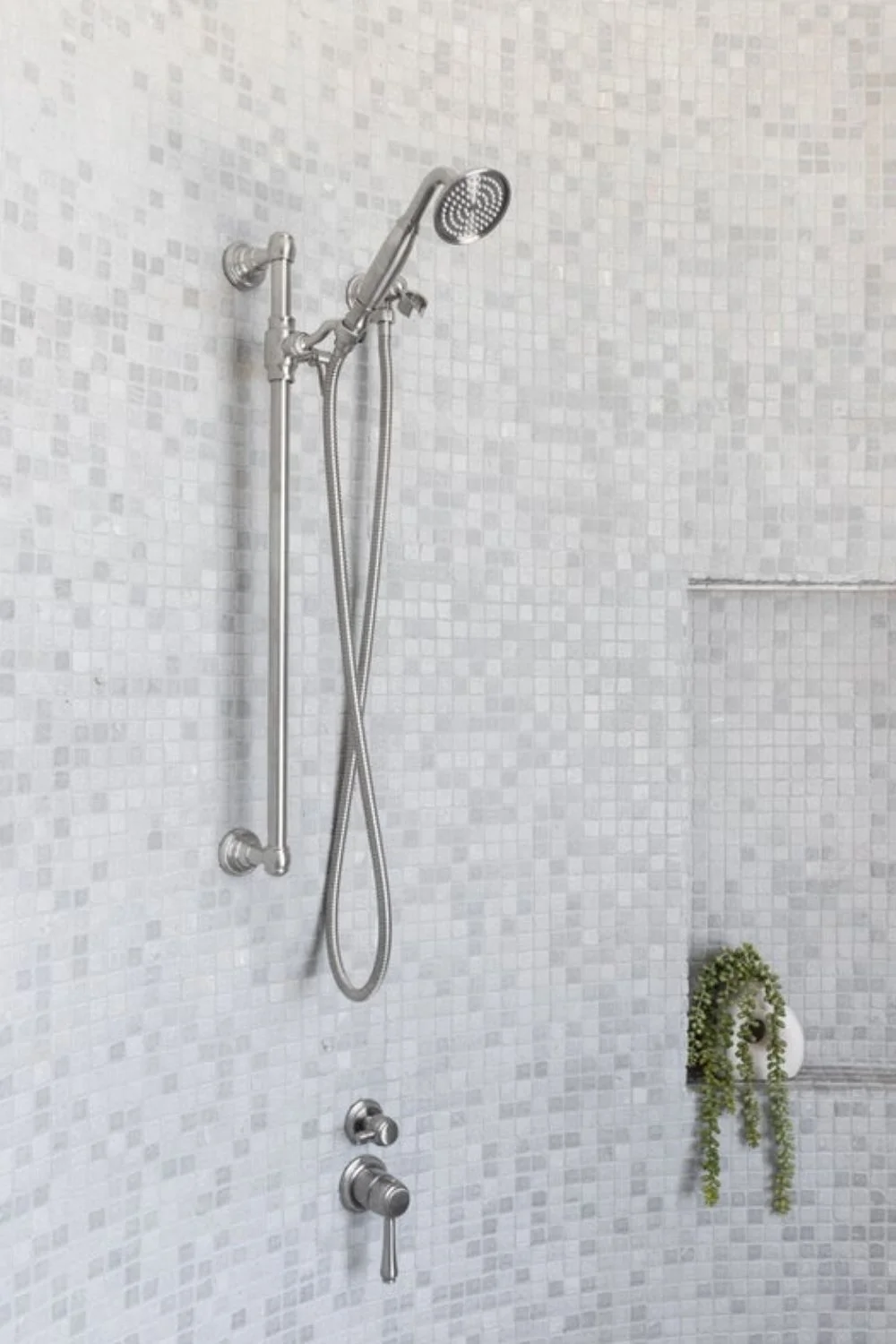 Best Tapware Kingsley Brushed Nickel Shower Tapware
