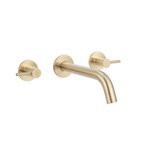 Elysian Assembly Taps & Spout Set - Brushed Brass