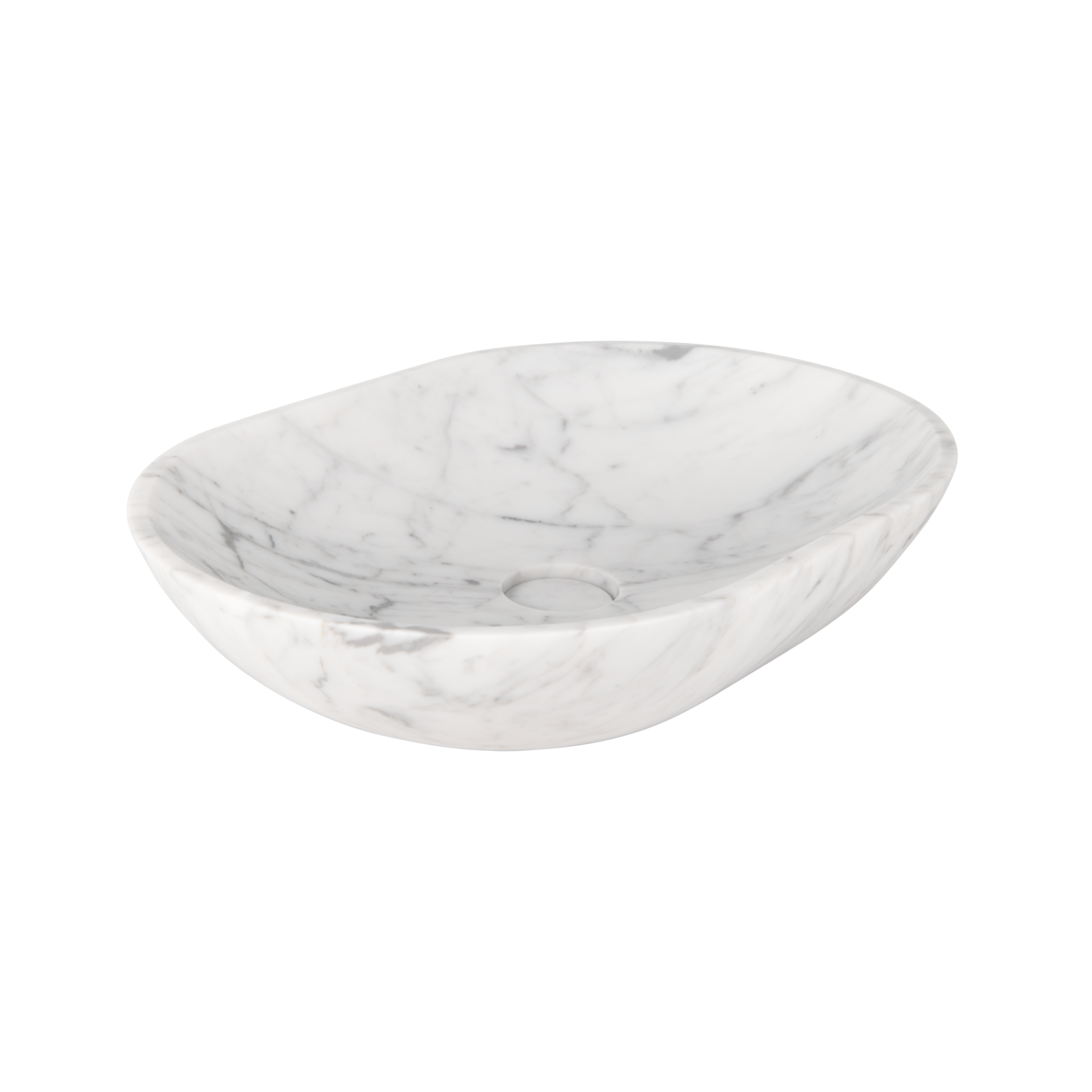 Pedra Oval Basin Carrara Side 4