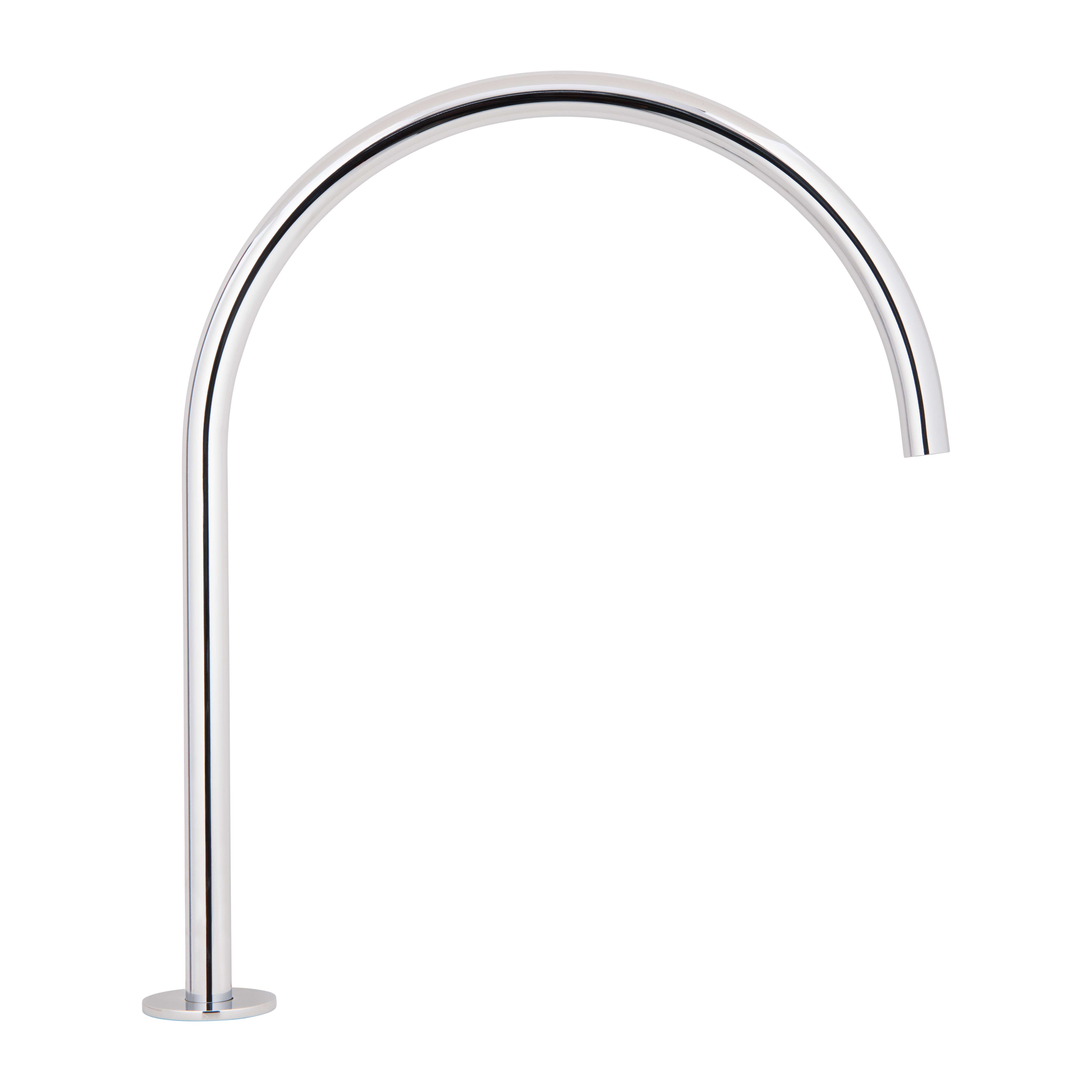 Thin Bench Mounted Spout - Chrome