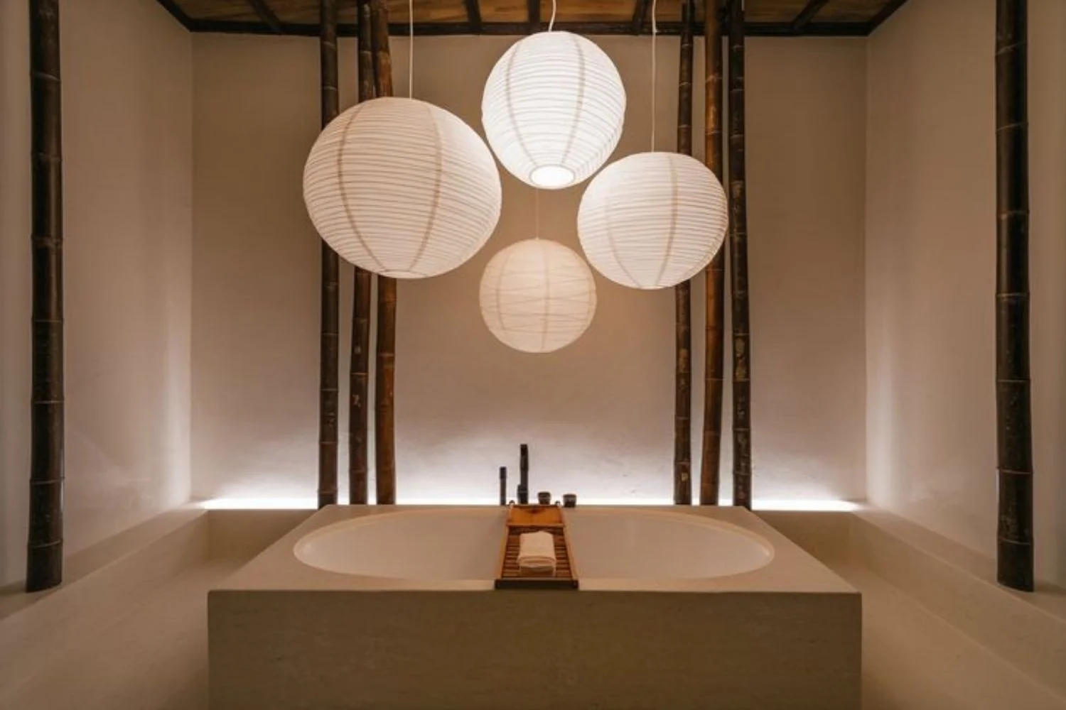 Bathroom Lighting Ideas Over Bath Lantern Japandi