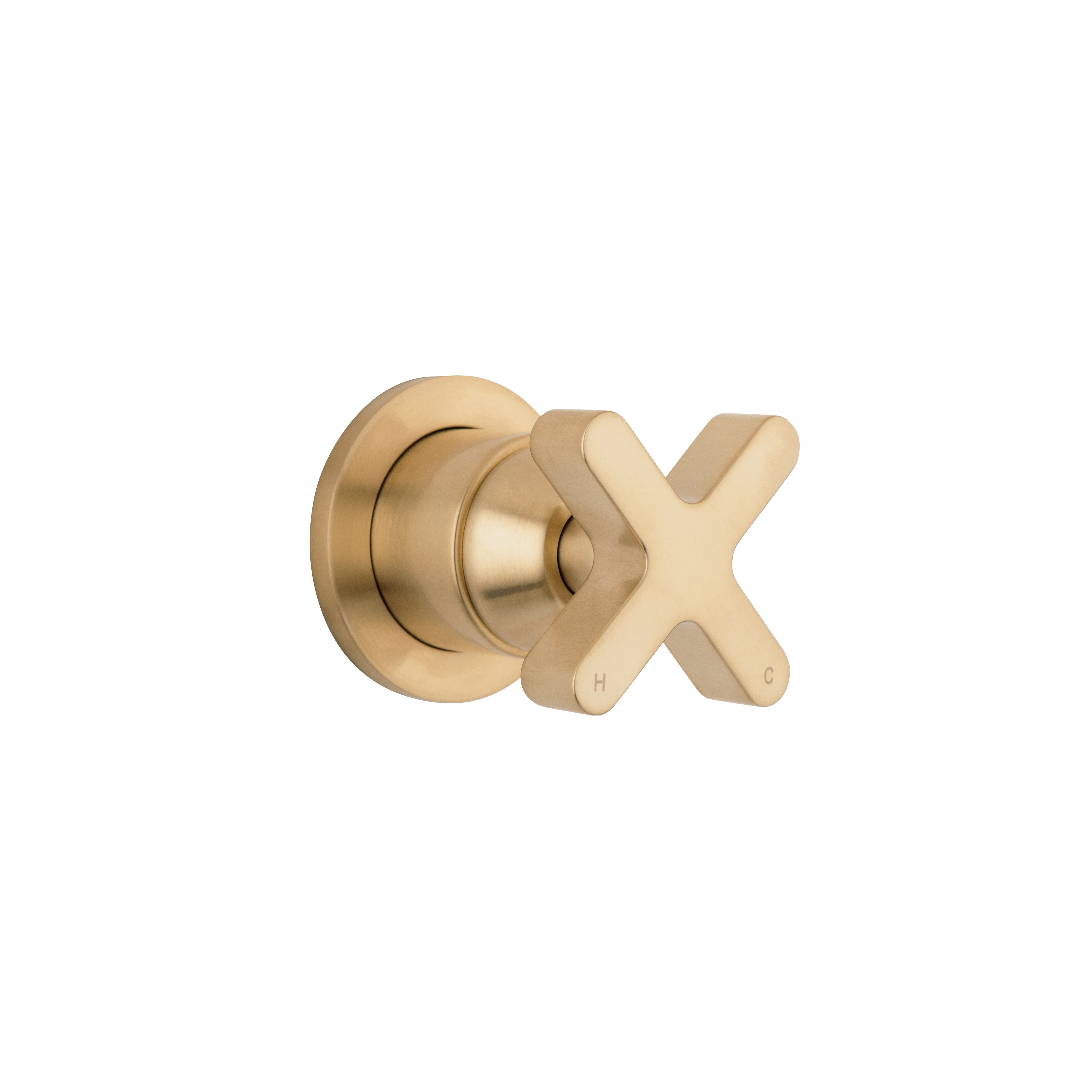 Cross - Progressive Single Mixer - Brushed Brass