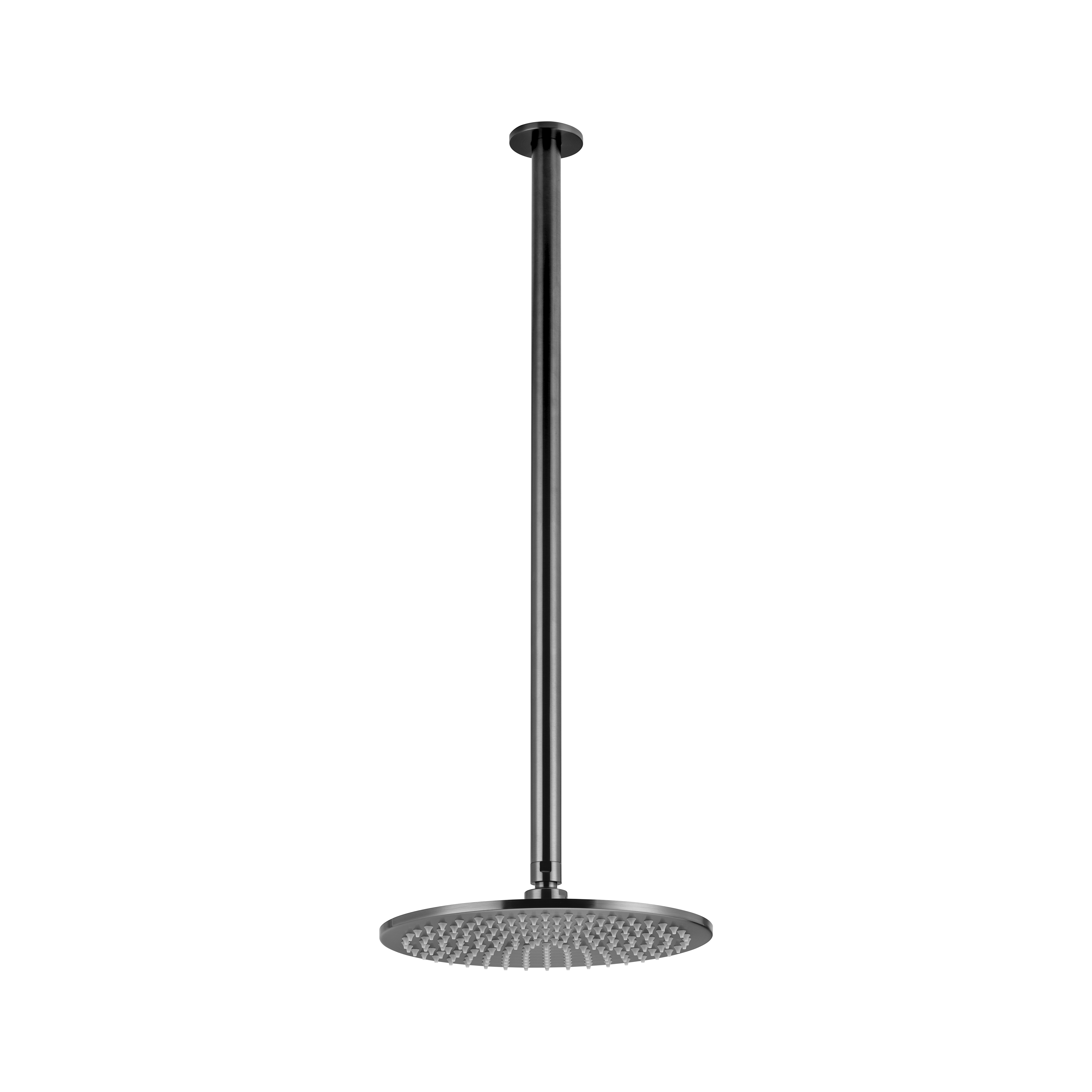 18125%20Shower%20Dropper%20Extended%20Round%20600mm%20%20%20Head%20Set Side Brushed%20Gunmetal