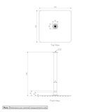 Nesso Shower Dropper   Head Set SPEC