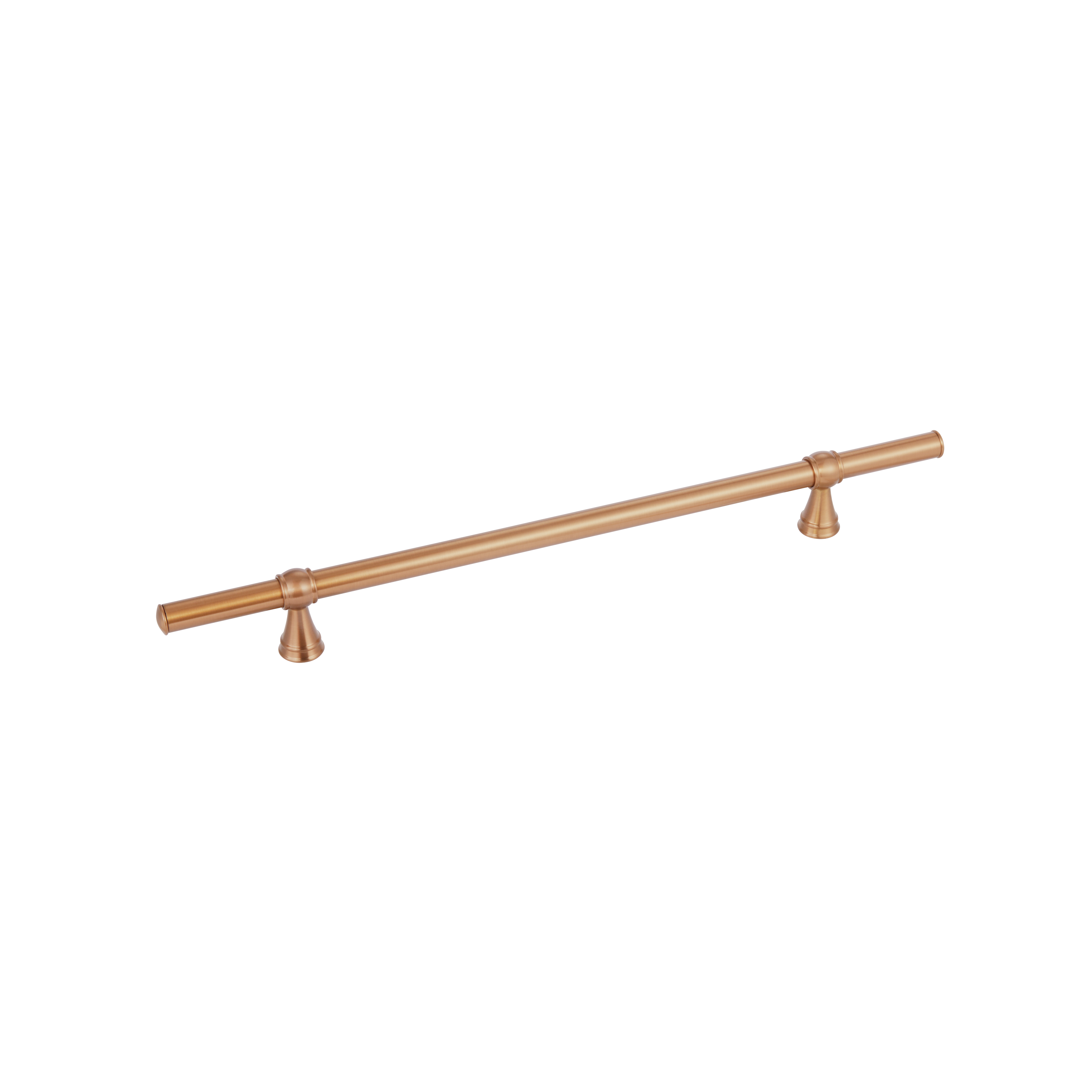 Kingsley Adjustable Cabinetry Pull 350mm - Brushed Copper