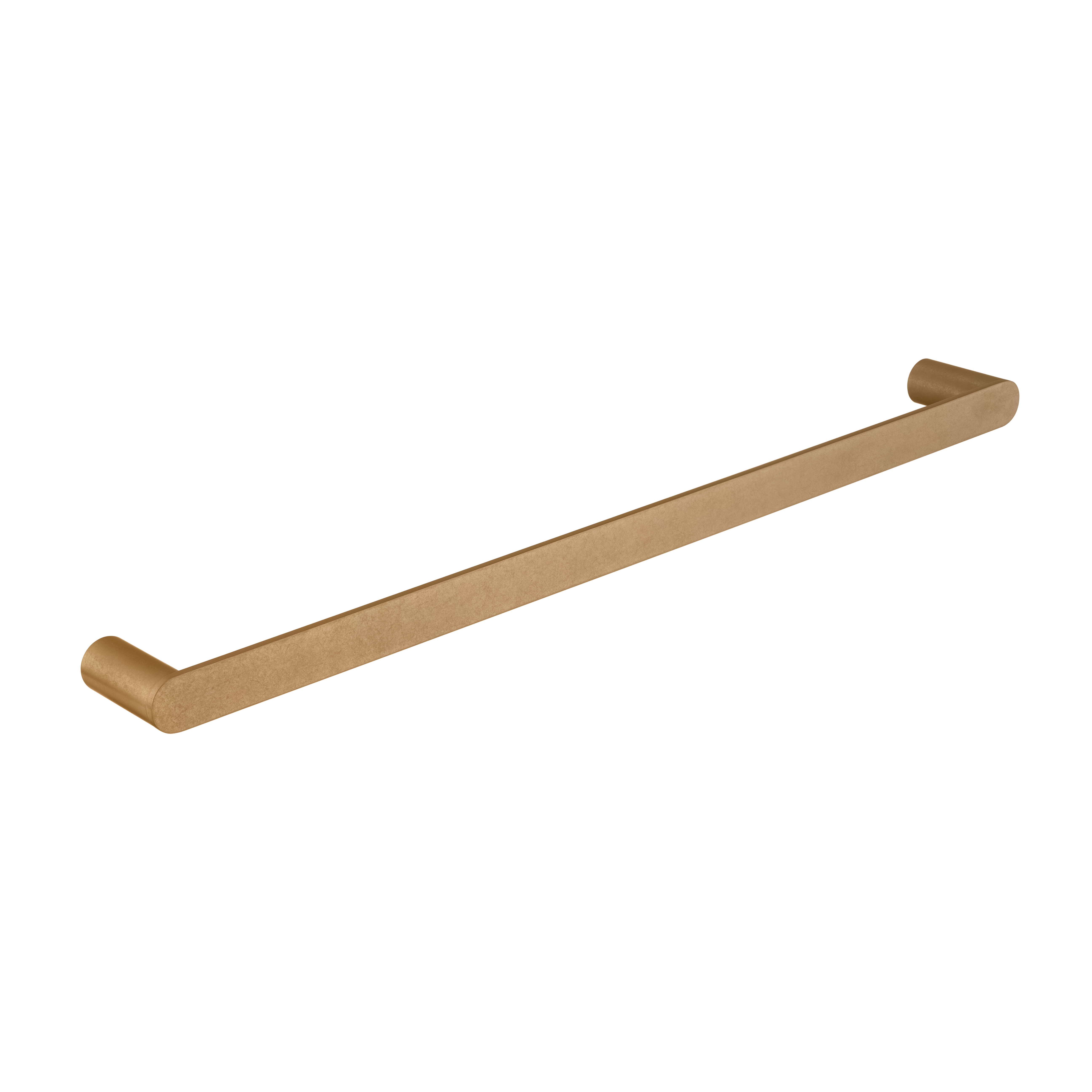 Milani Single Towel Rail 600mm - Antique Aurum