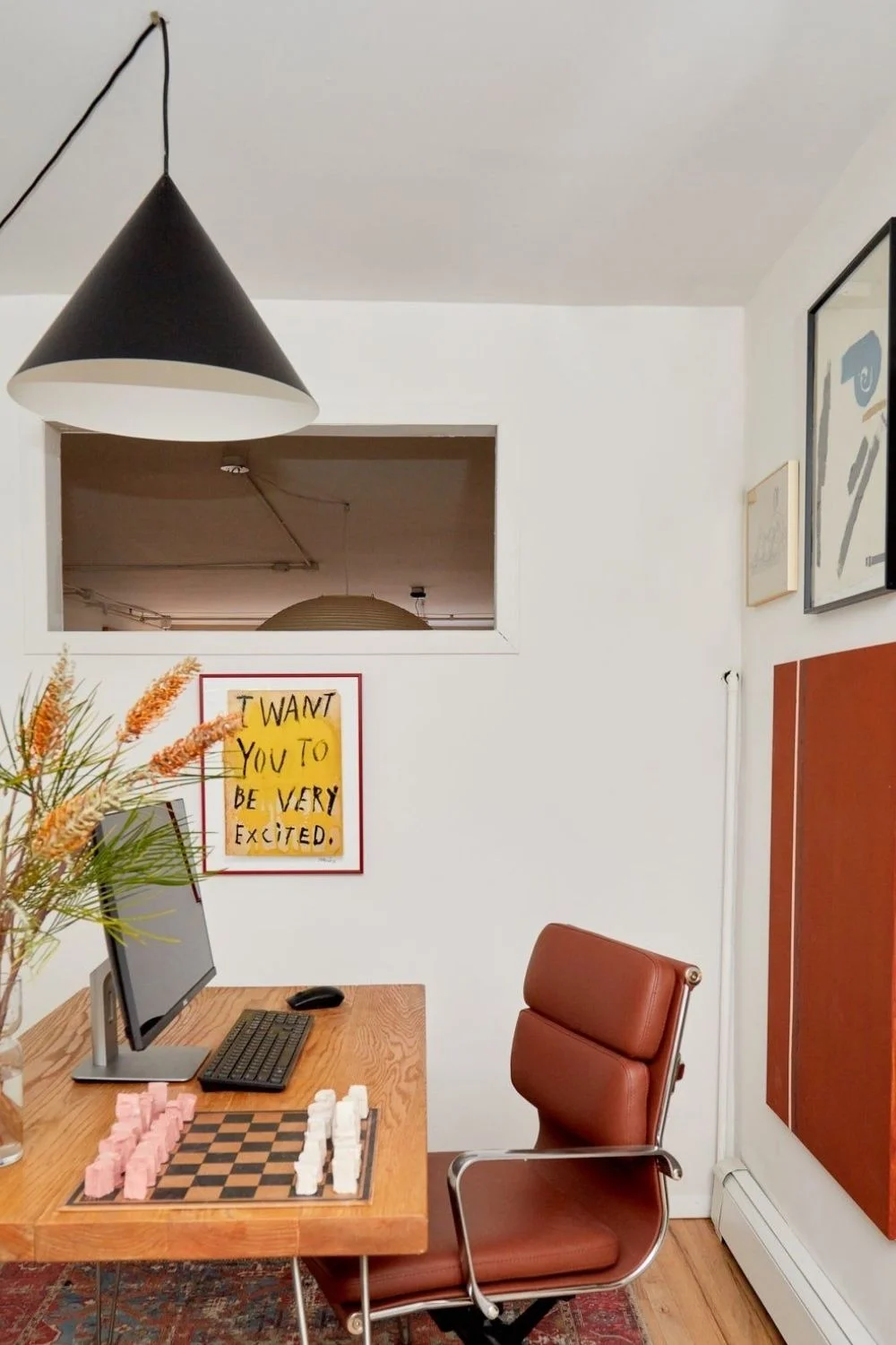 Home Office Ideas Warm Orange