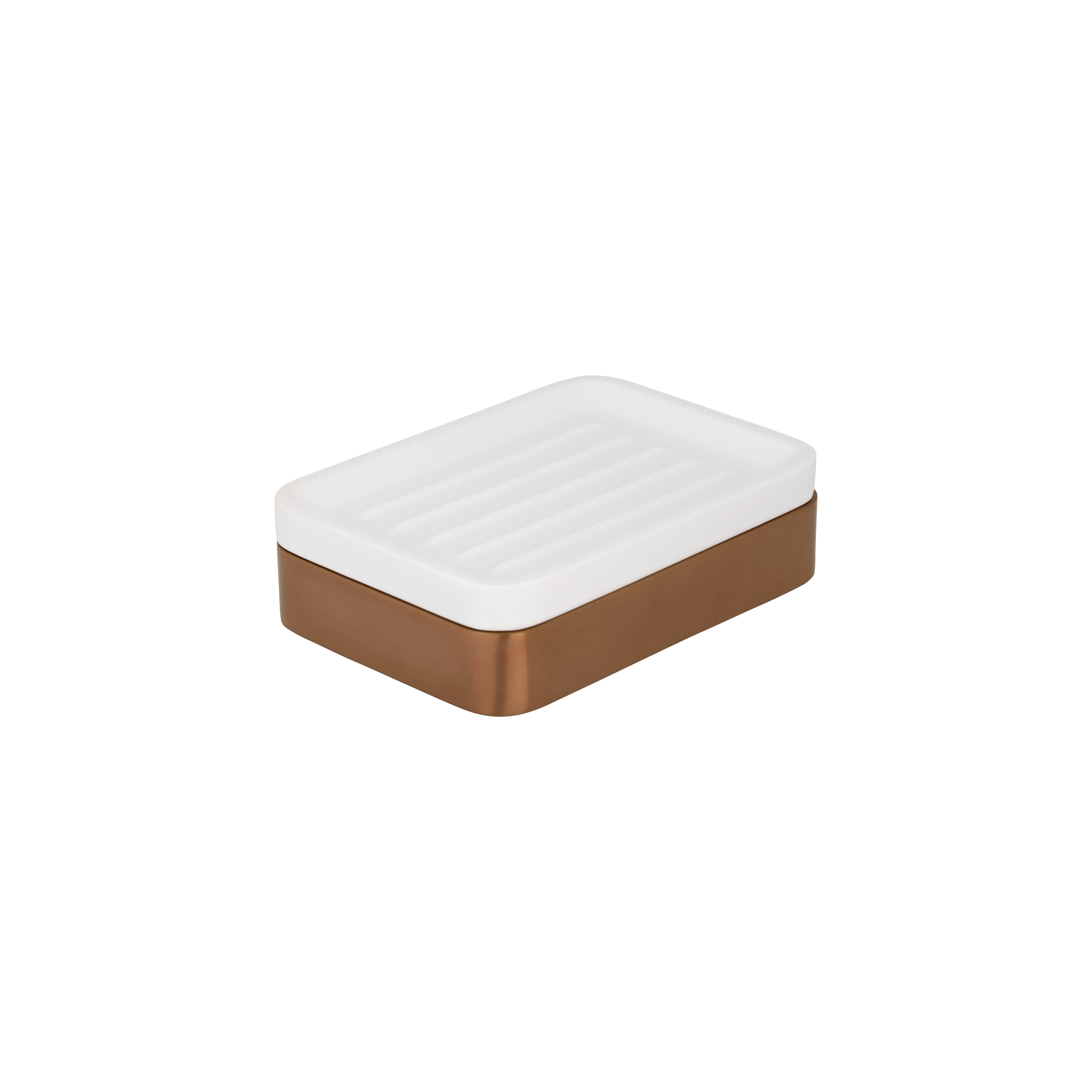 Maya Soap Dish Shelf - Brushed Copper