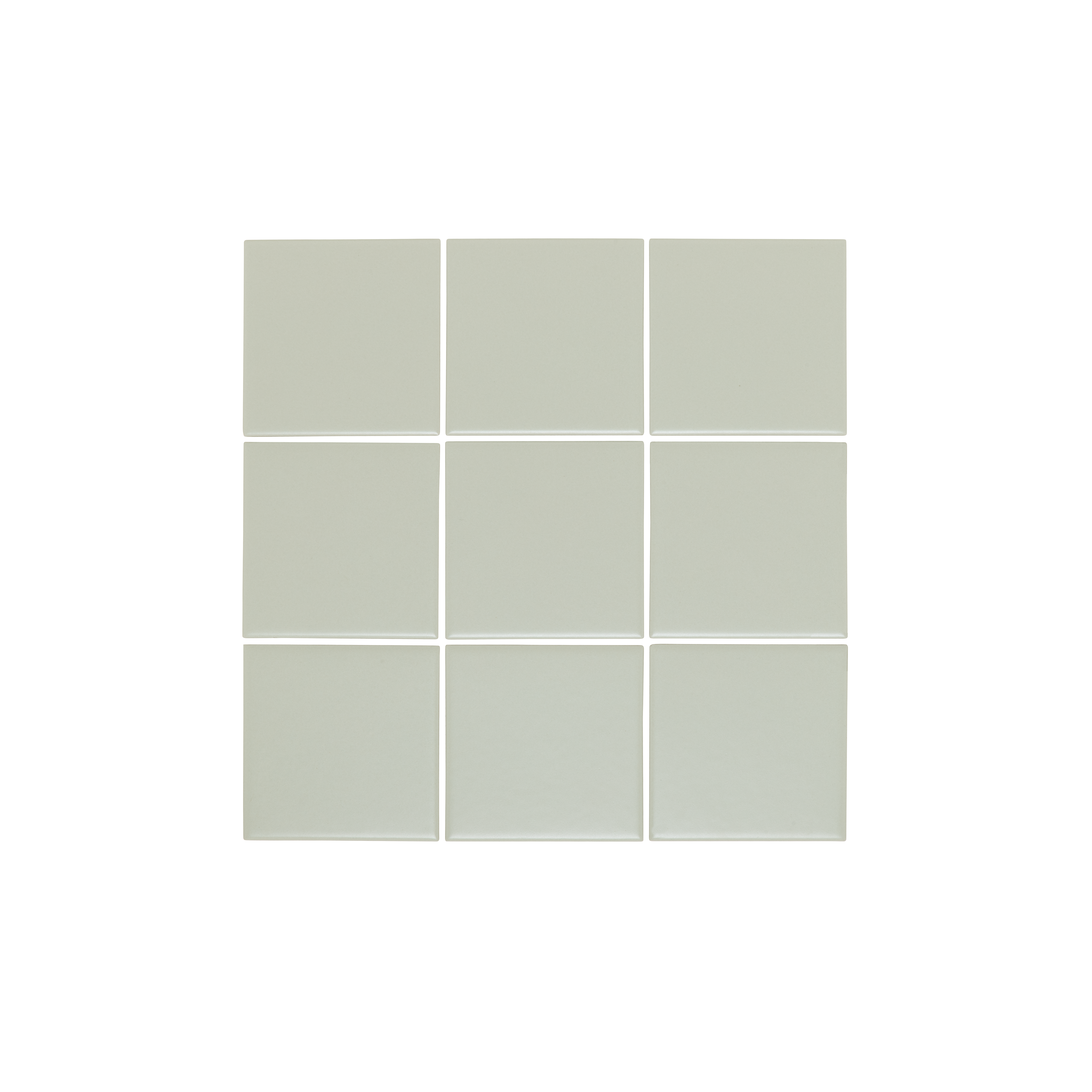 Atami Large Square Mosaic Tile - Sage Green