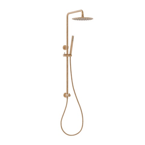 Sola Shower Rail Set - Antique Aurum