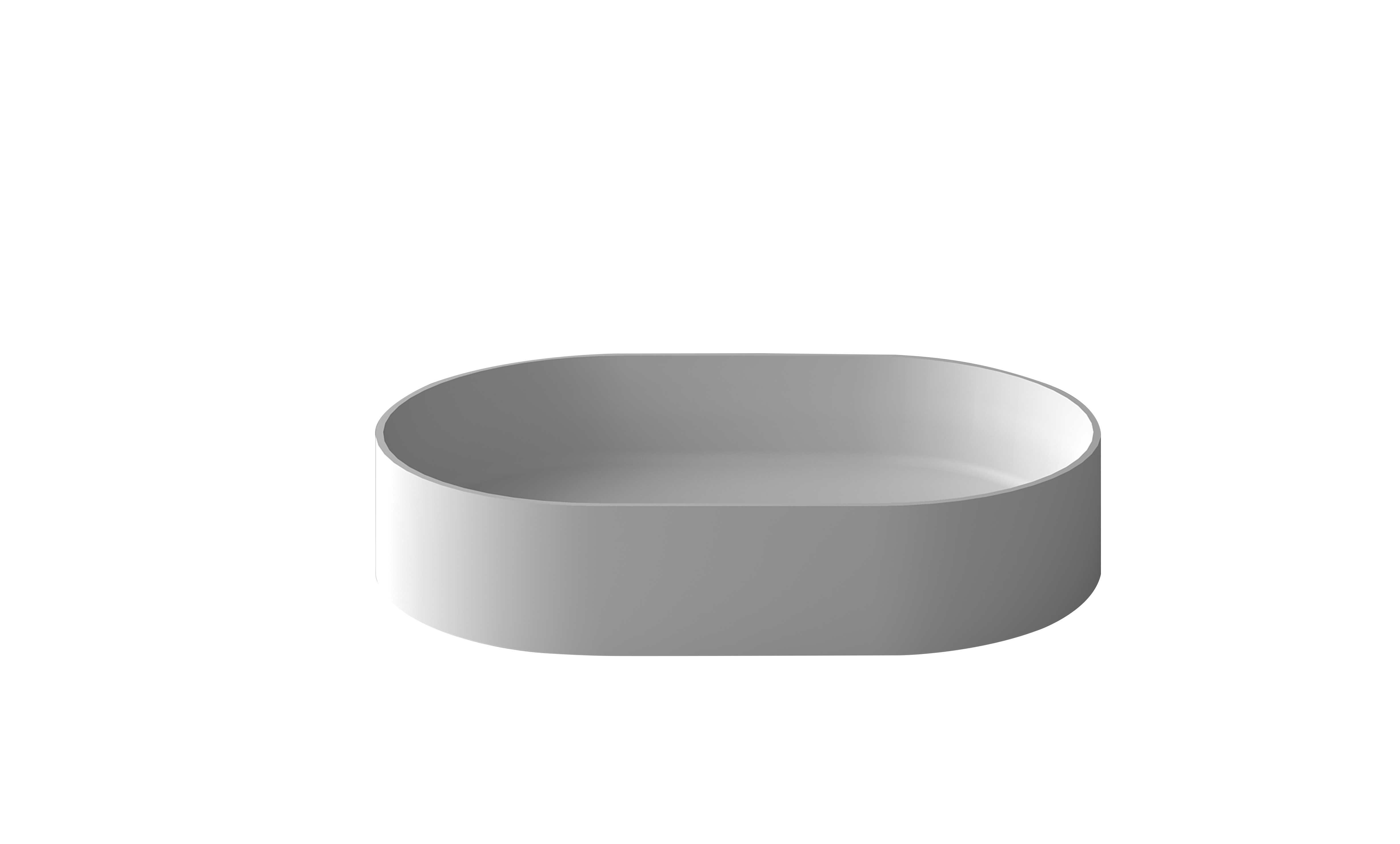 Ivy Basin Sink - Matte White