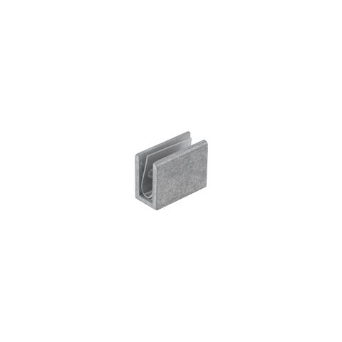 Pius Glass Panel Clip 10mm - Antique Steel
