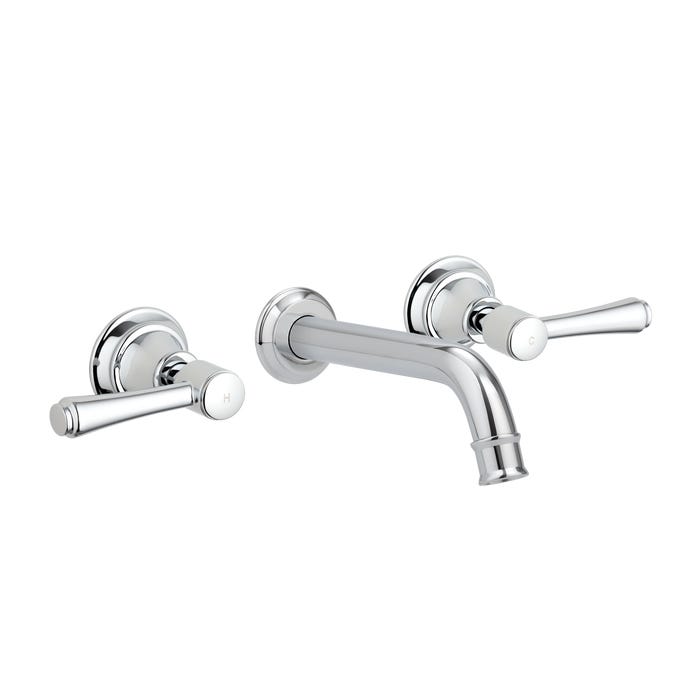 Kingsley Assembly Taps & Spout Set – Chrome