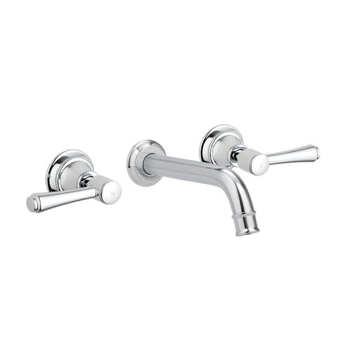 Kingsley Assembly Taps & Spout Set - Chrome