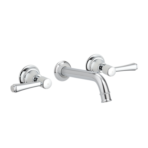 Kingsley Assembly Taps & Spout Set - Chrome