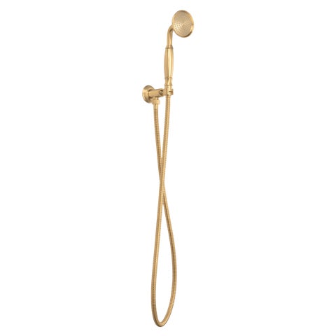 Kingsley Hand Shower Set - Tumbled Aged Brass