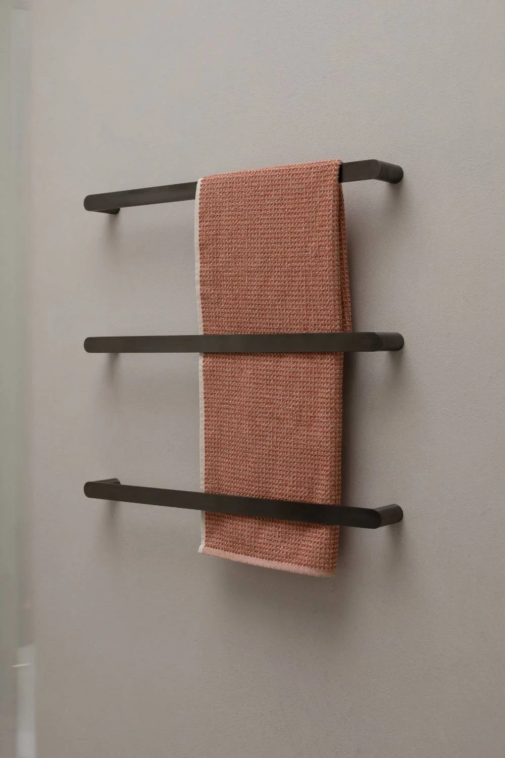 Archway Towel Rail Brushed Gunmetal