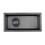 18285-Sola-Small-Outdoor-Sink Front Brushed-Gunmetal-1