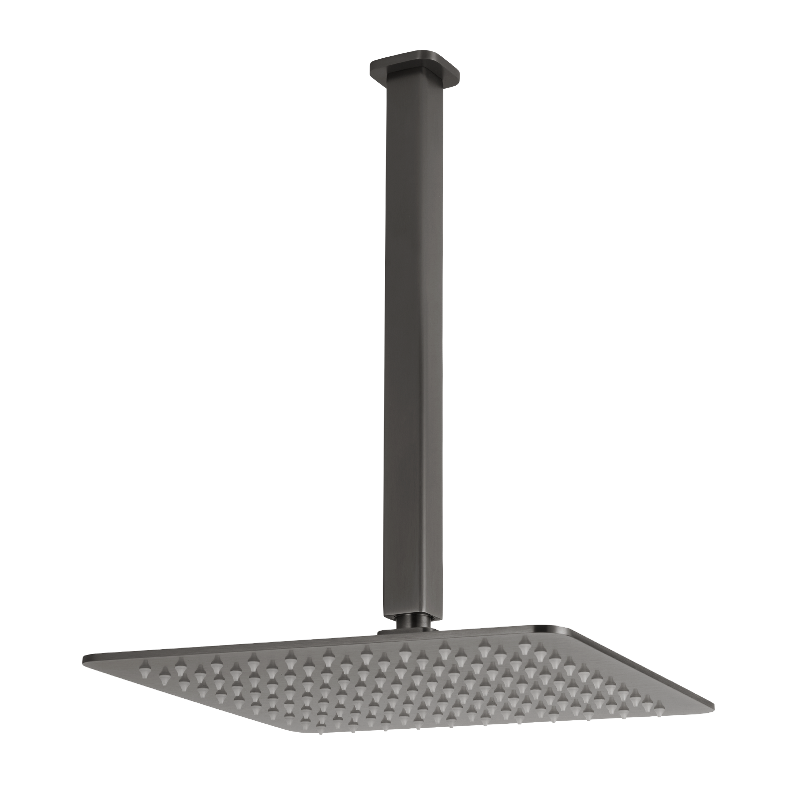 Nesso Shower Dropper & Head Set - Brushed Gunmetal