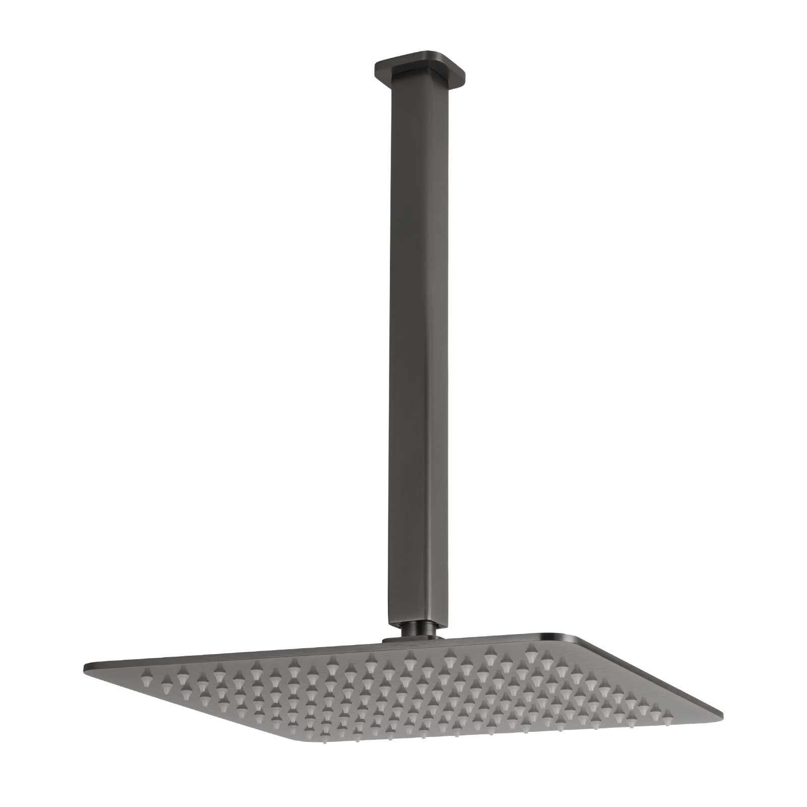 Nesso Shower Dropper %20 Head Set Brushed Gunmetal