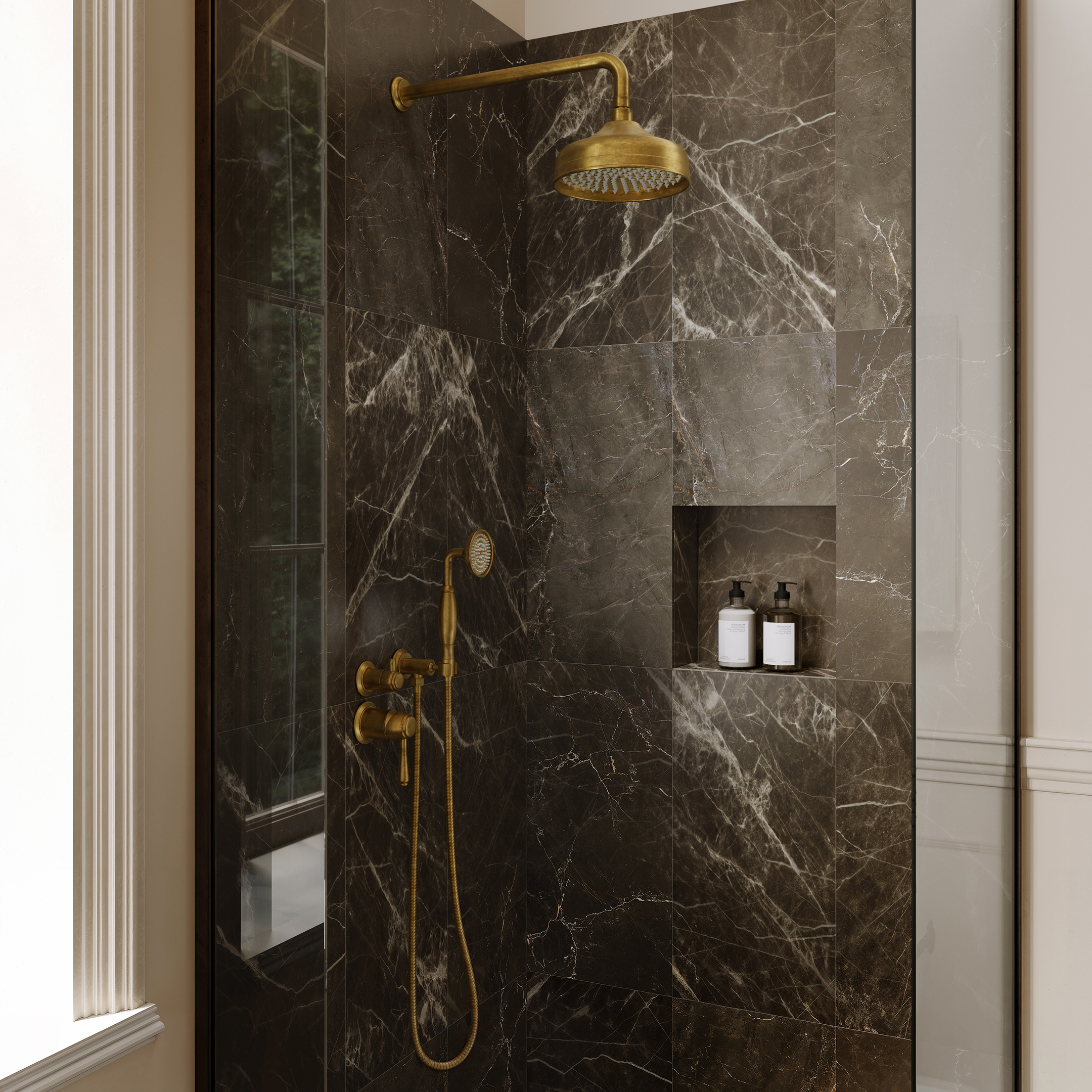 20237 Kingsley Shower Arm TAB Side Angle Square