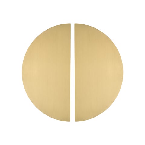 Imes Half Moon Entry Door Pull (Pair) - Brushed Brass