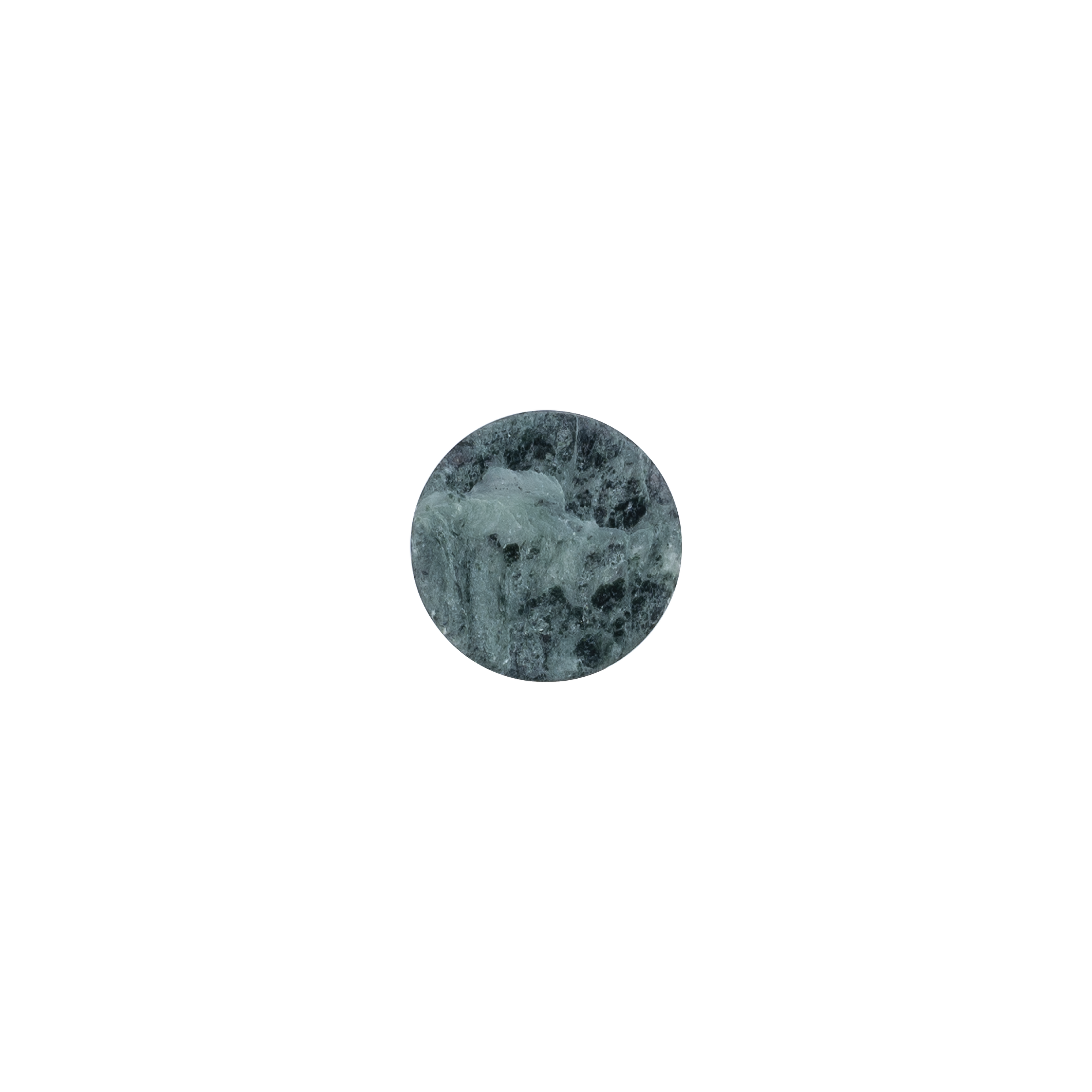17605-Pedra-Small-Knob-20mm Front Verde-Alpi-Marble