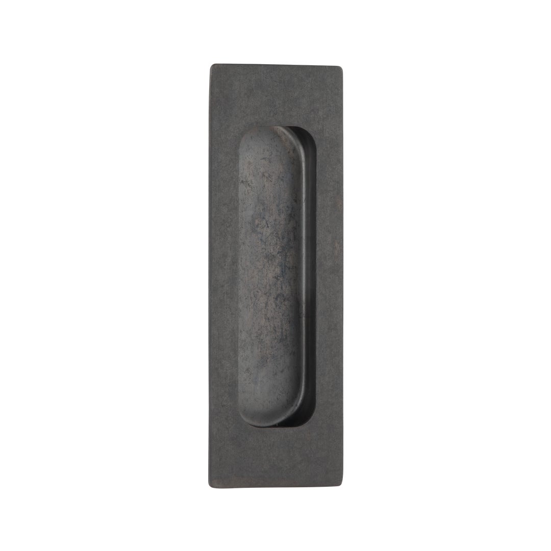Atley Rectangular Flush Pull - Antique Slate