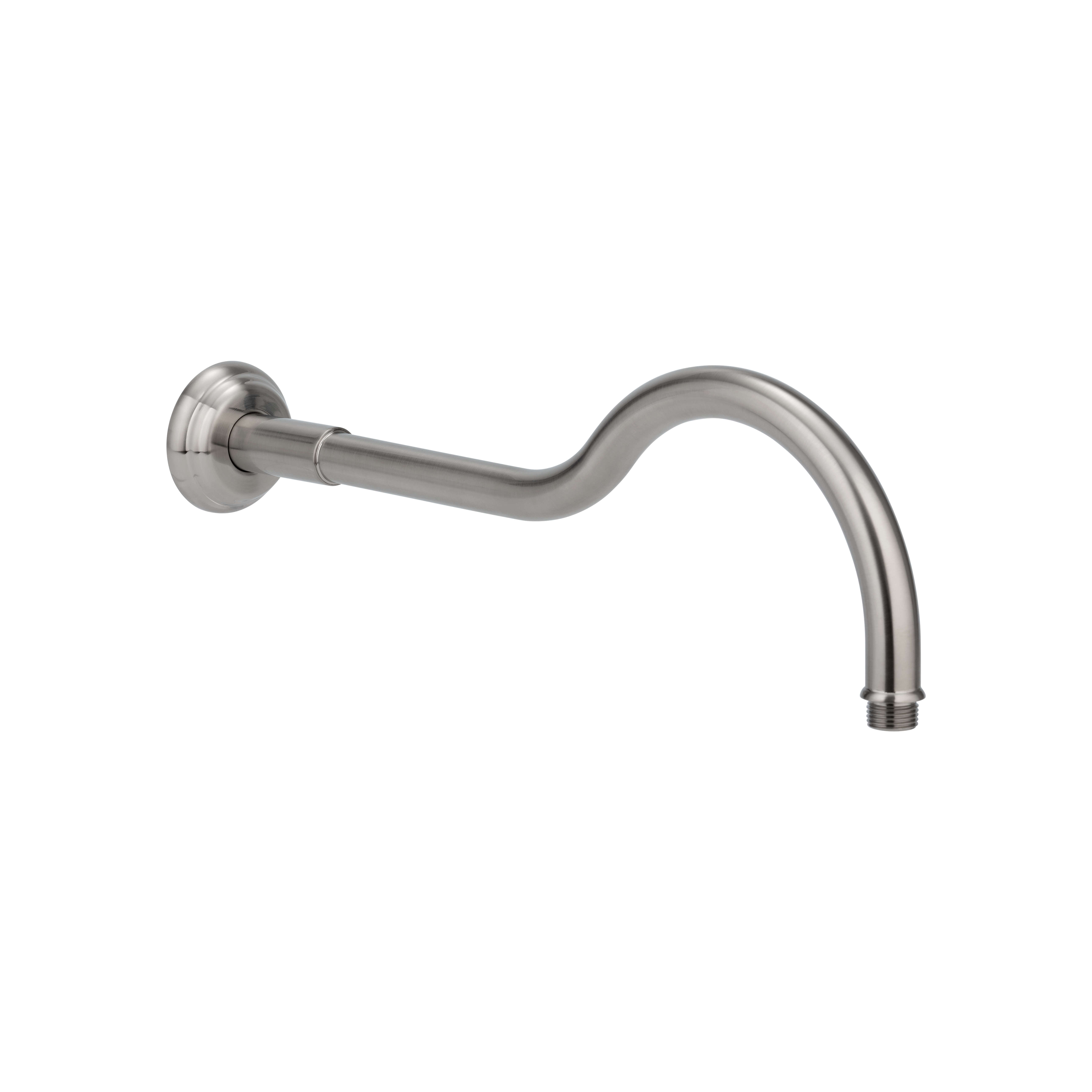 Kingsley Round Shower Arm - Brushed Nickel