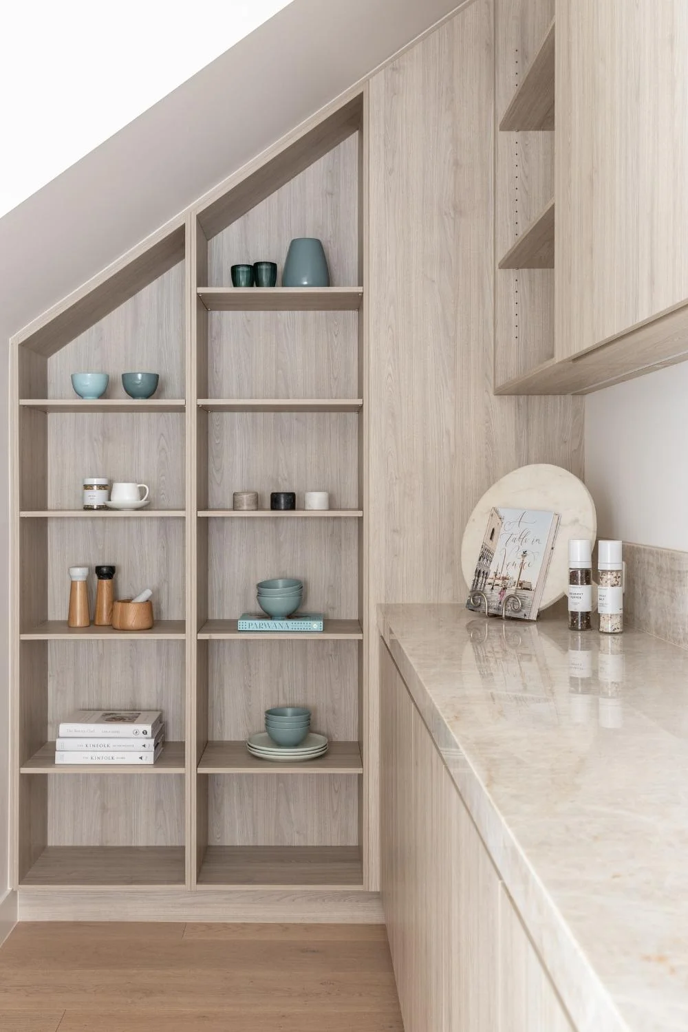 Kitchen Decor Ideas Ceramics Open Shelving