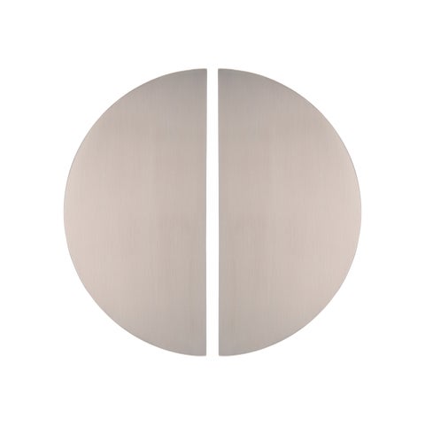 Imes Half Moon Entry Door Pull (Pair)- Stainless Steel