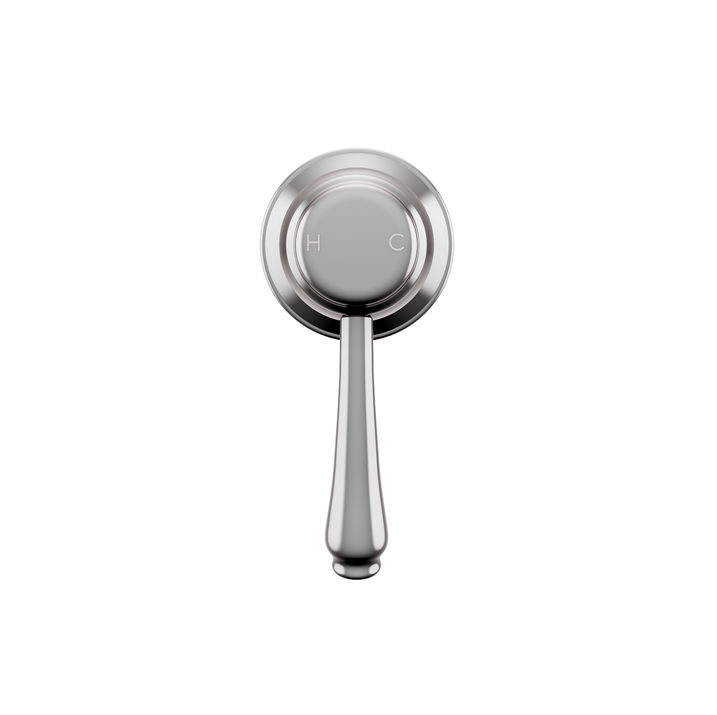 Kingsley Thermostatic Shower Mixer View B-Front Polished-SS