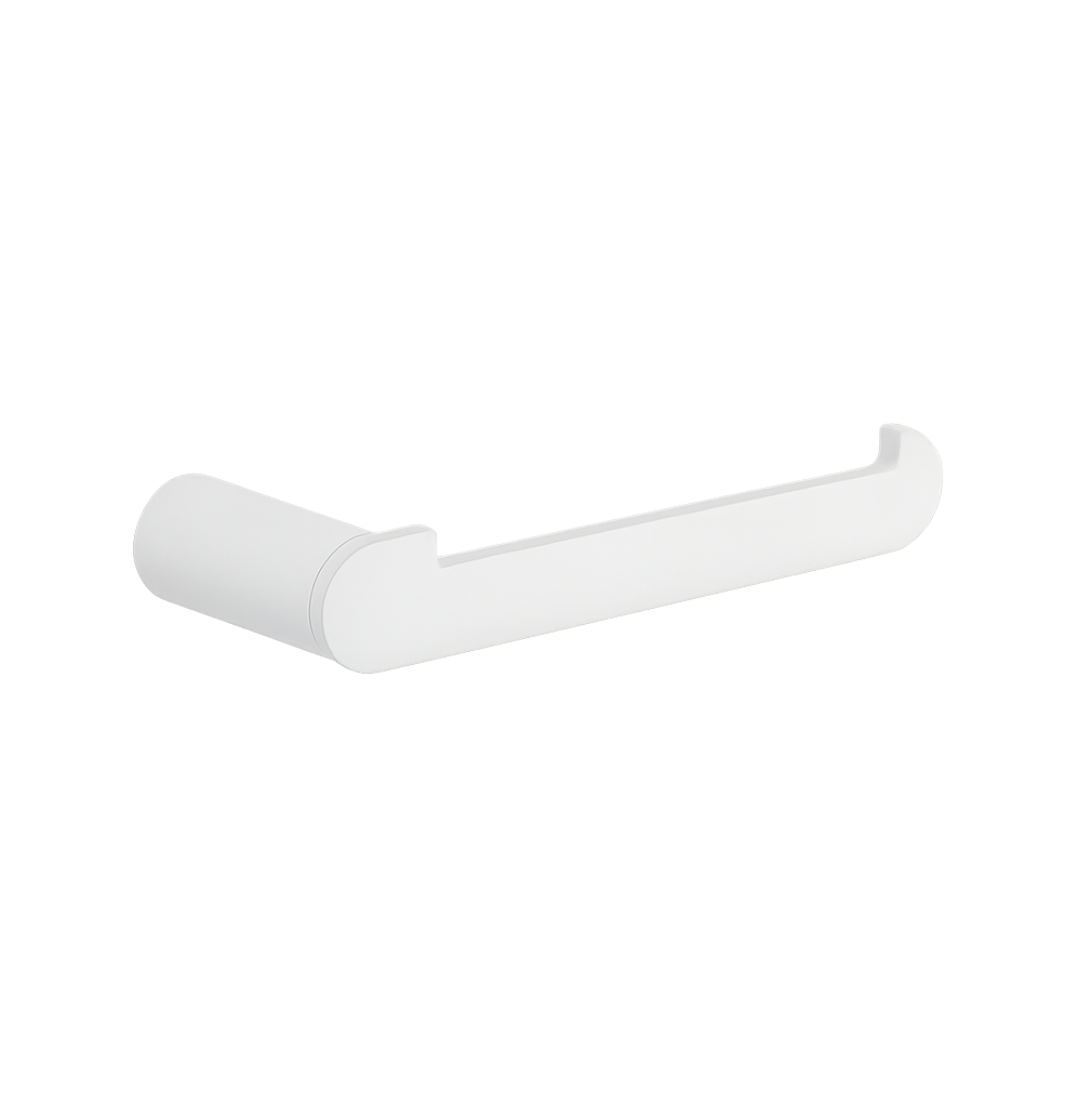 Milani Toilet Roll Holder - Matte White - Feature