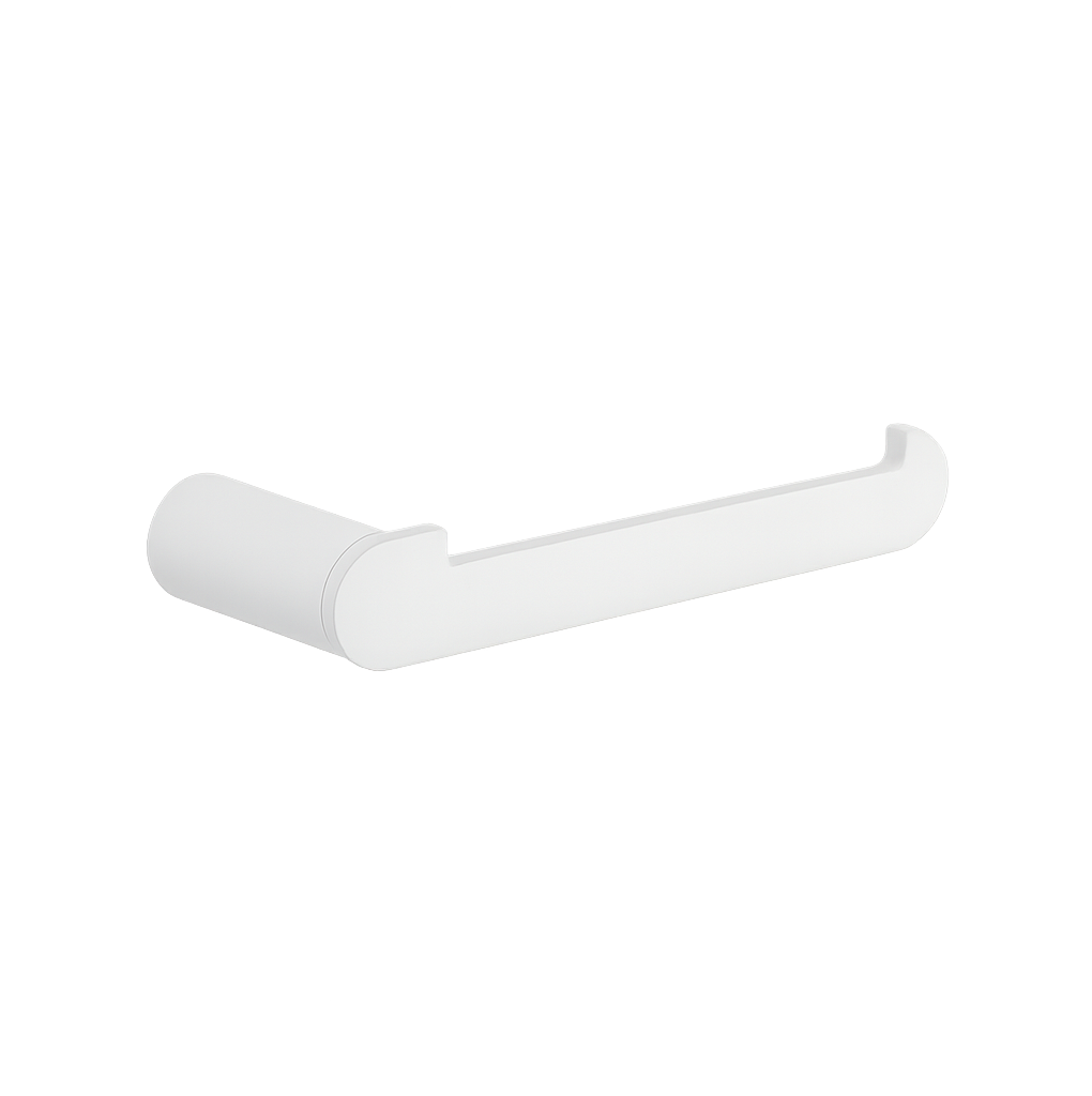 Milani Toilet Roll Holder - Matte White - Feature