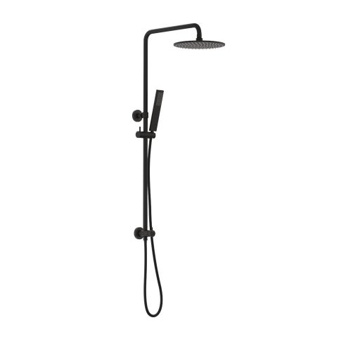 Finley Shower Rail Set - Matte Black