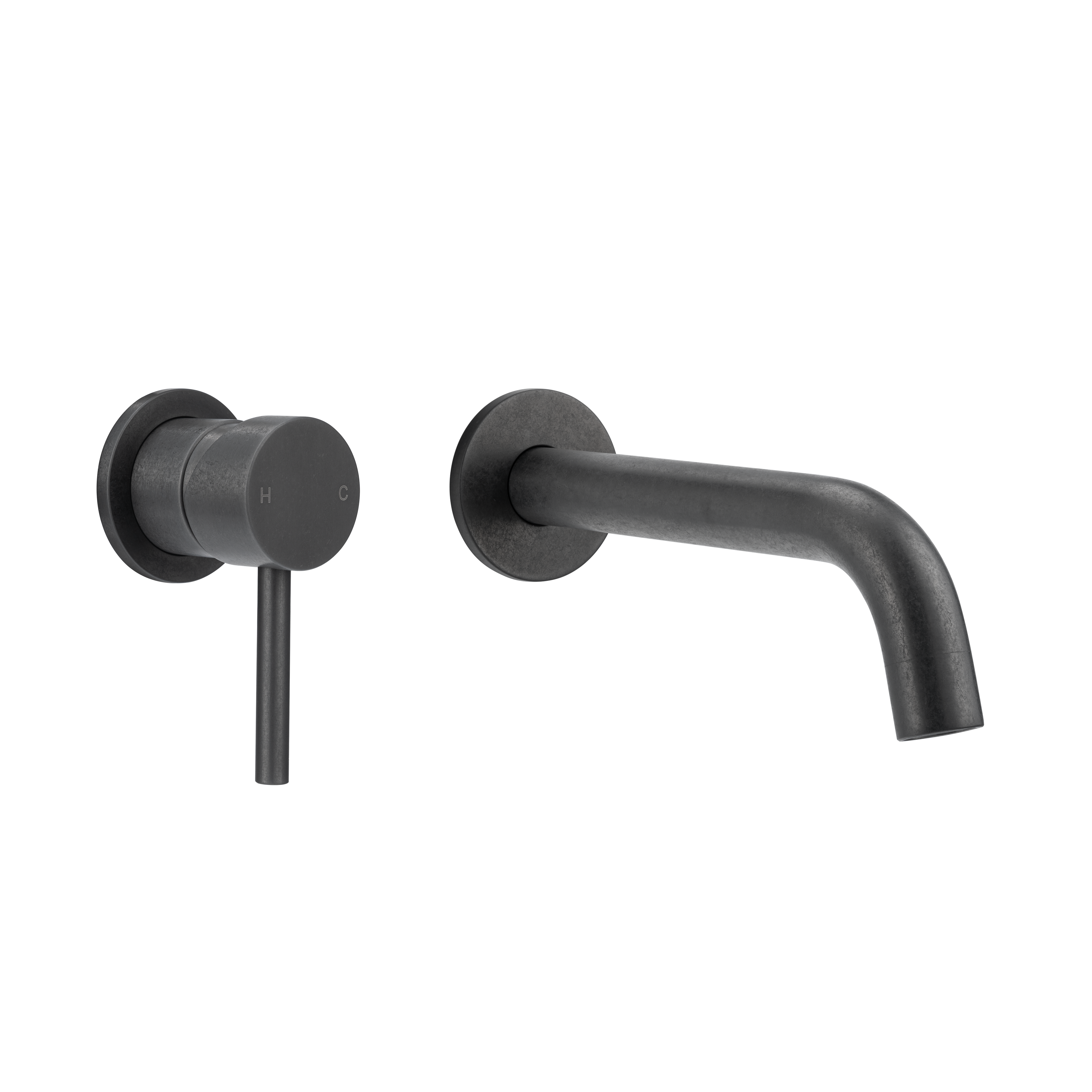 Sola Minimal Mixer & Spout Set - Antique Slate