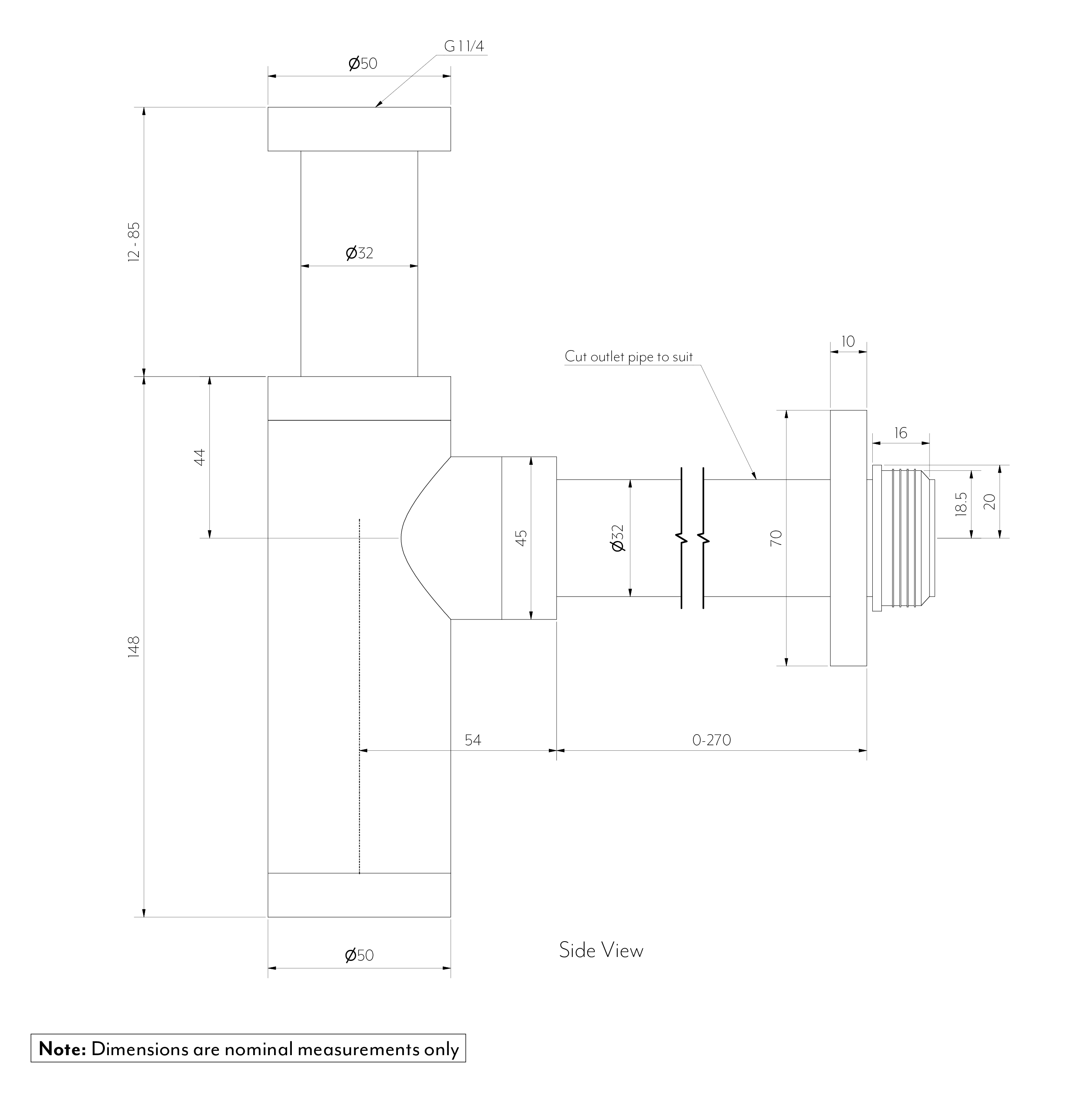 Marli Bottle Trap UK SPEC
