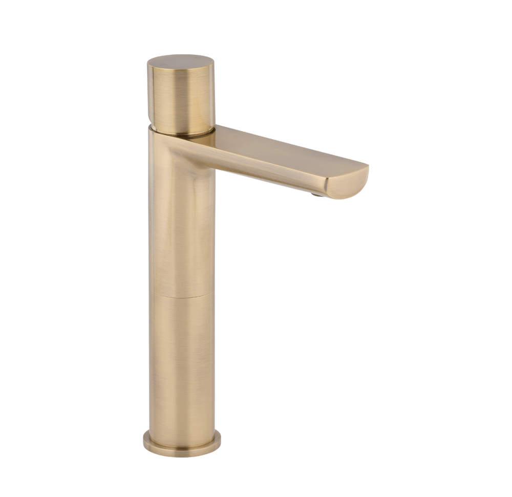 Milani Extended Basin Mixer - Brushed Brass - Feature