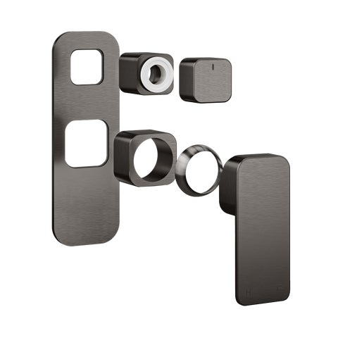 Nesso Shower Top Diverter Handle Kit - Brushed Gunmetal
