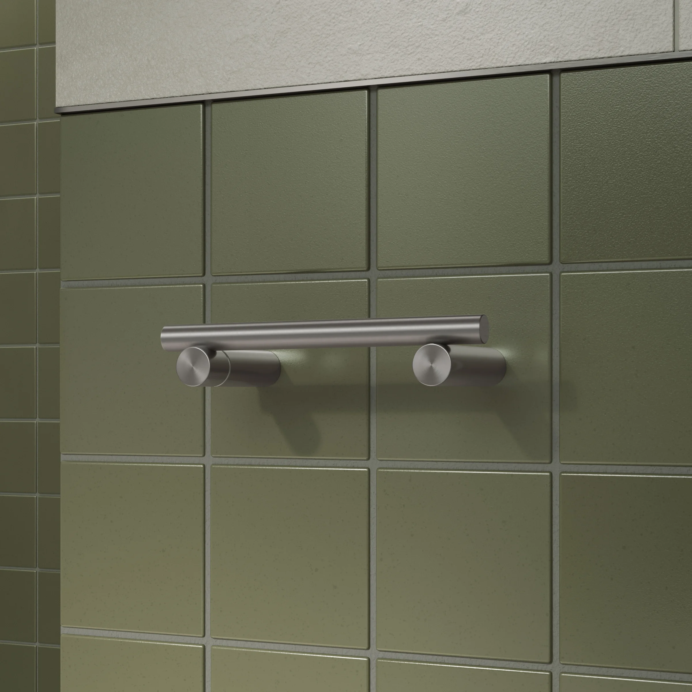 Sola-Lucca Close Up Concept 1 Sola Toilet Roll Holder--SS