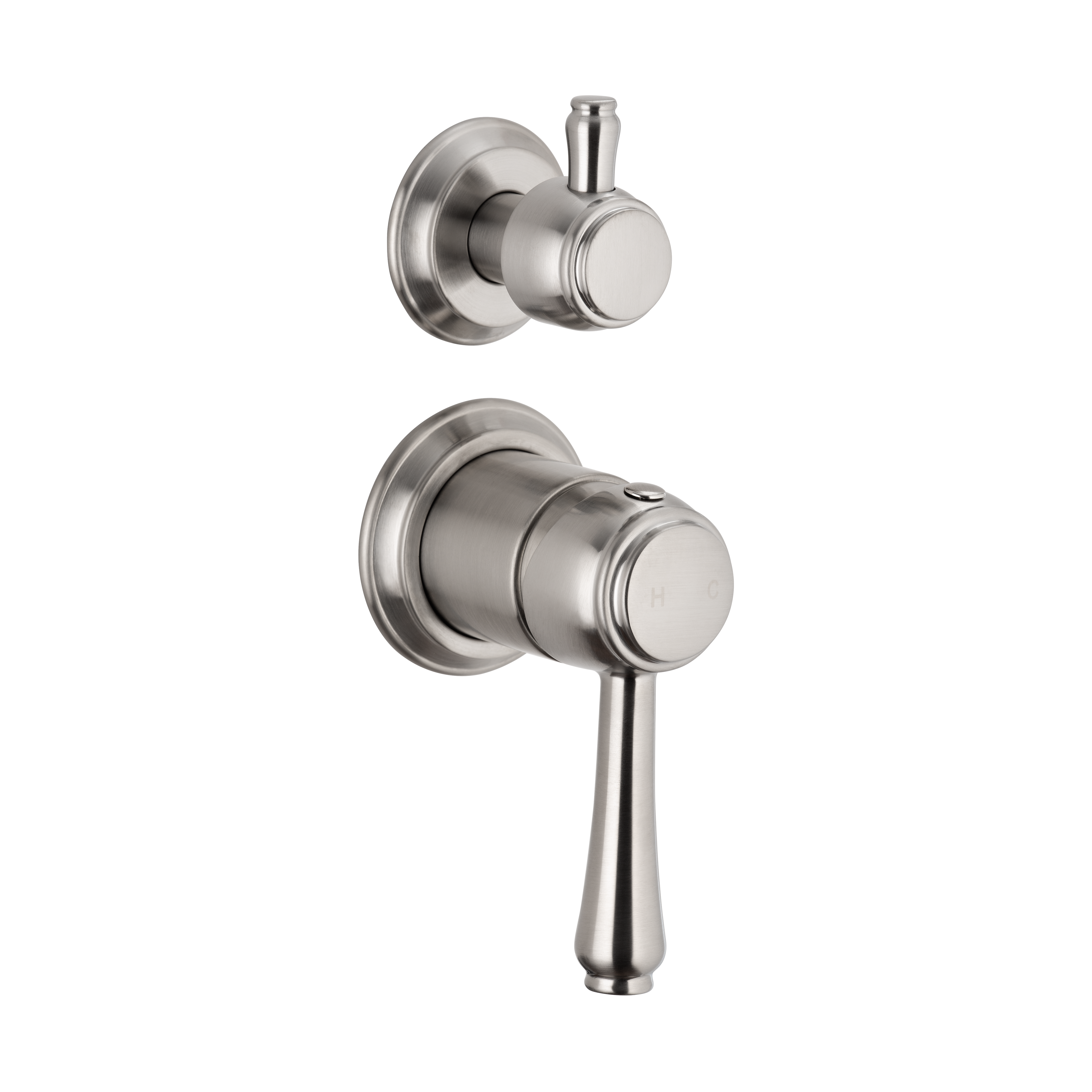 Kingsley Shower Top Diverter  - Brushed Nickel