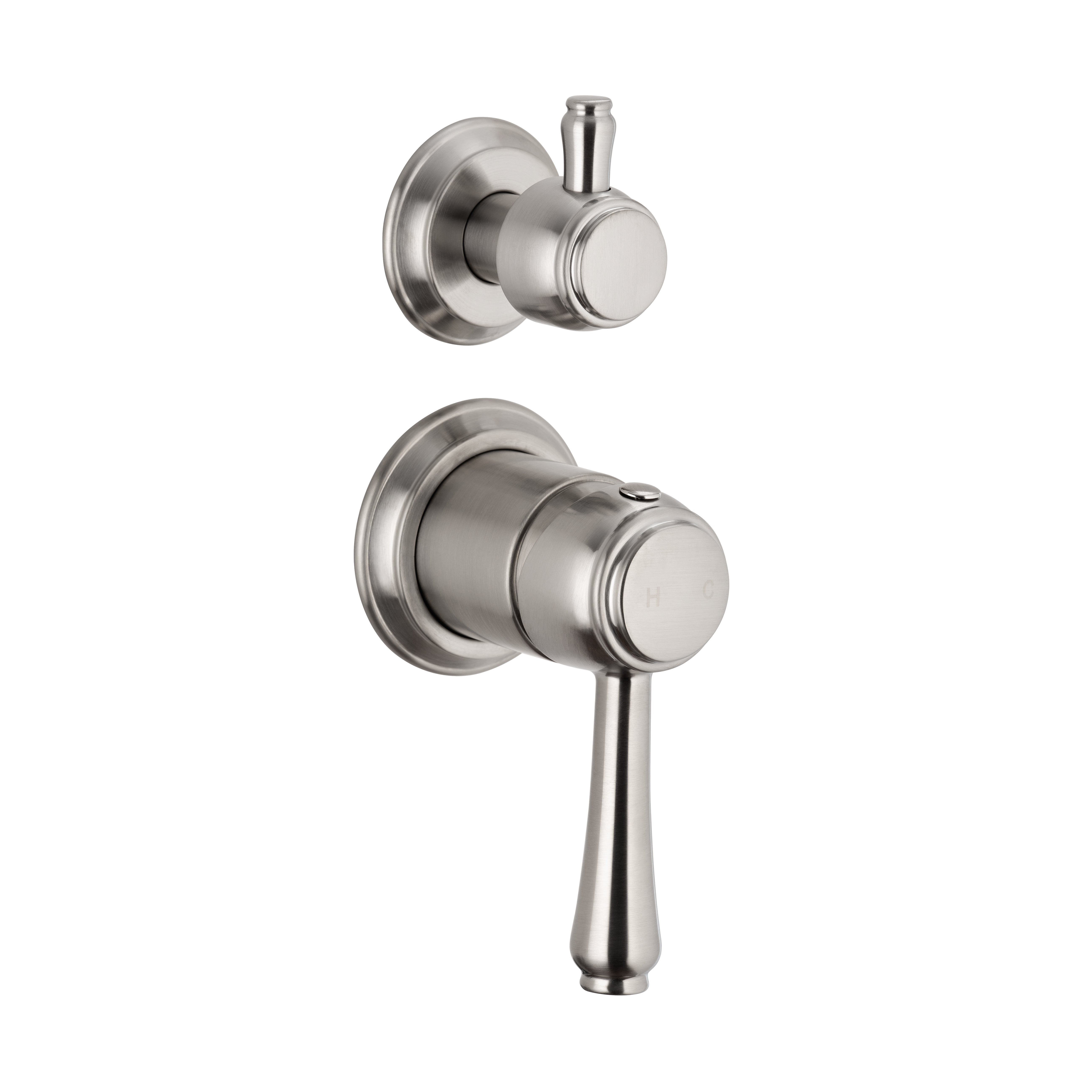 Kingsley Shower Top Diverter  - Brushed Nickel