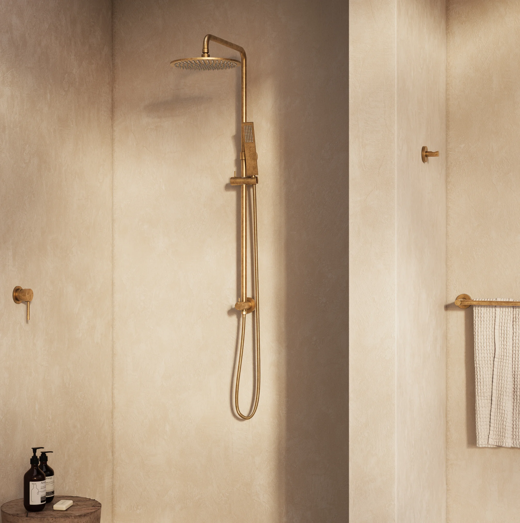 Finley Shower Rail Set-TAB