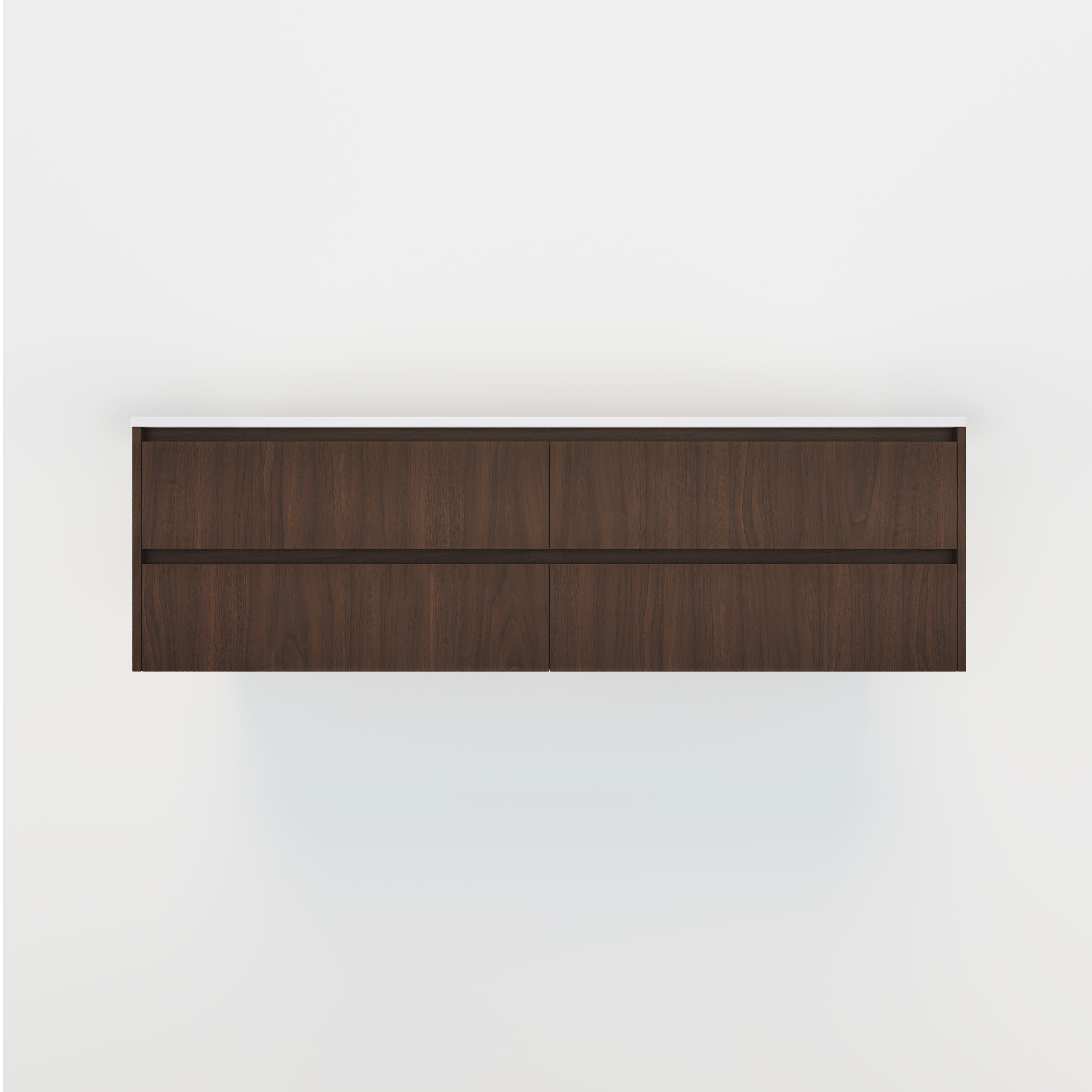 Addison - Double Vanity 1700mm - Walnut