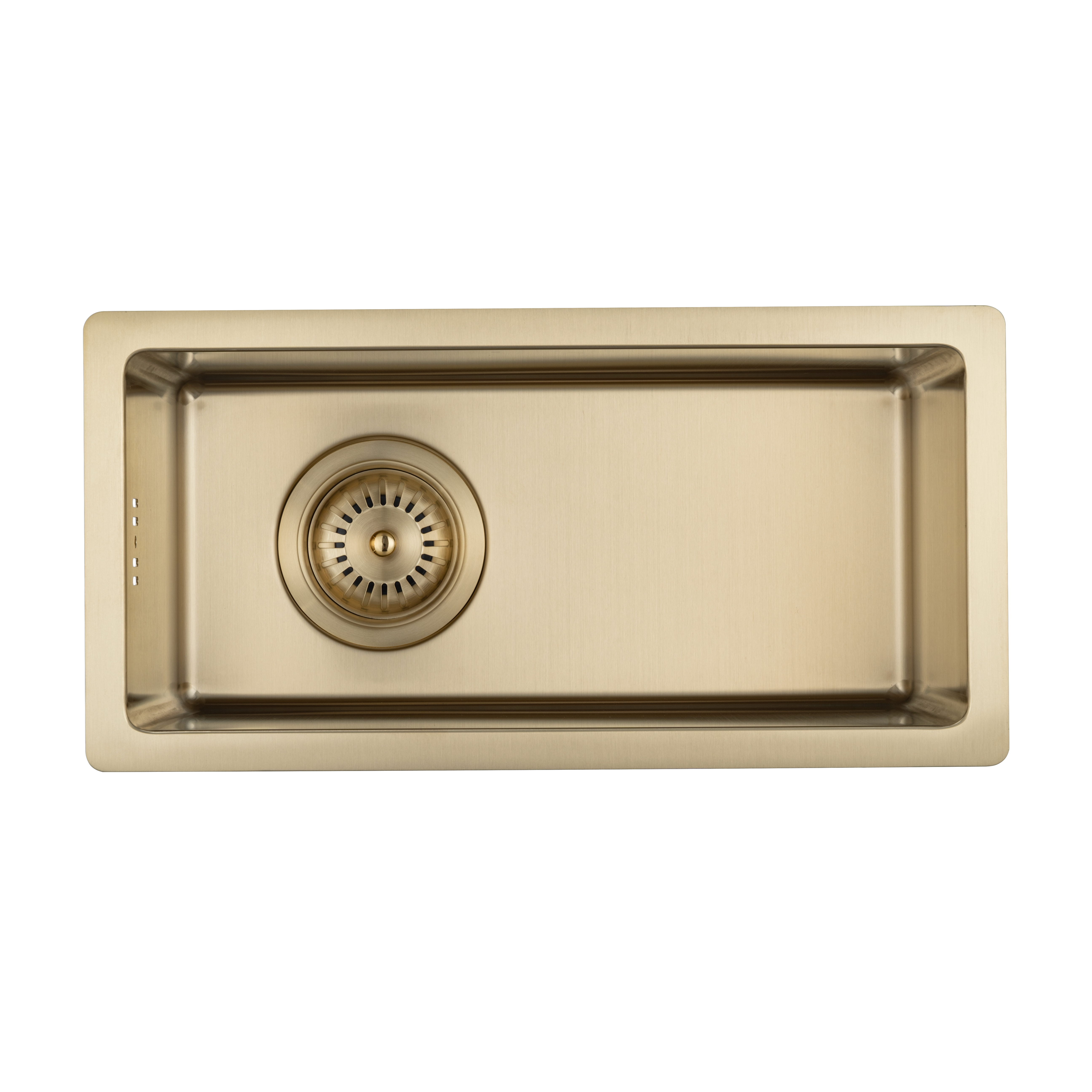 18287-Sola-Small-Outdoor-Sink-Overflow Front Brushed-Brass-1
