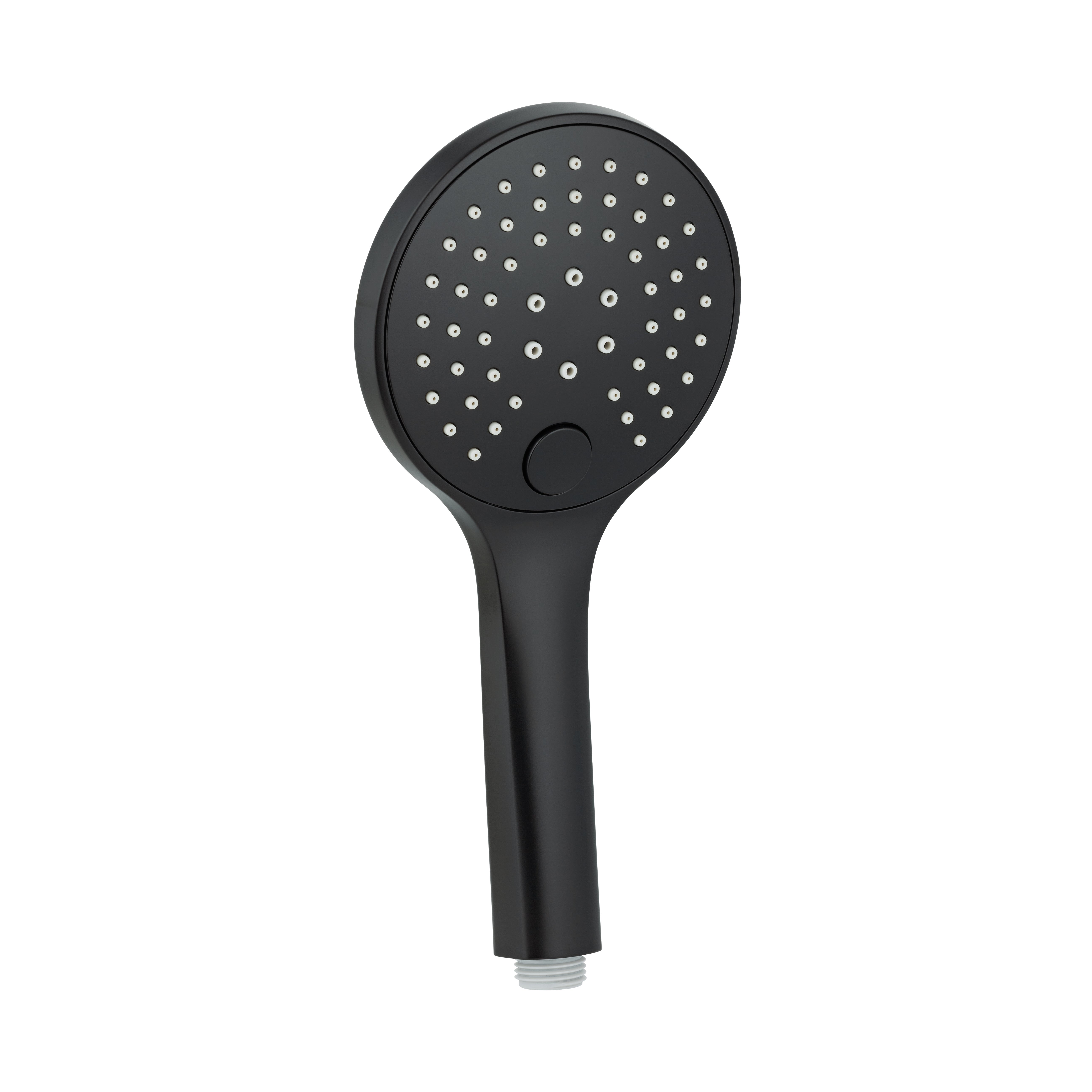 3-Function Round Hand Shower - Matte Black