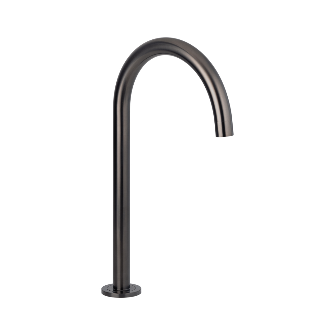 Gooseneck Hob Swivel Spout  – Brushed Gunmetal