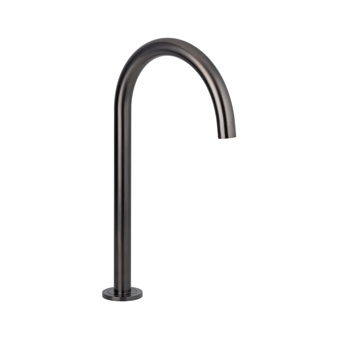 Gooseneck Hob Spout - Brushed Gunmetal - Feature